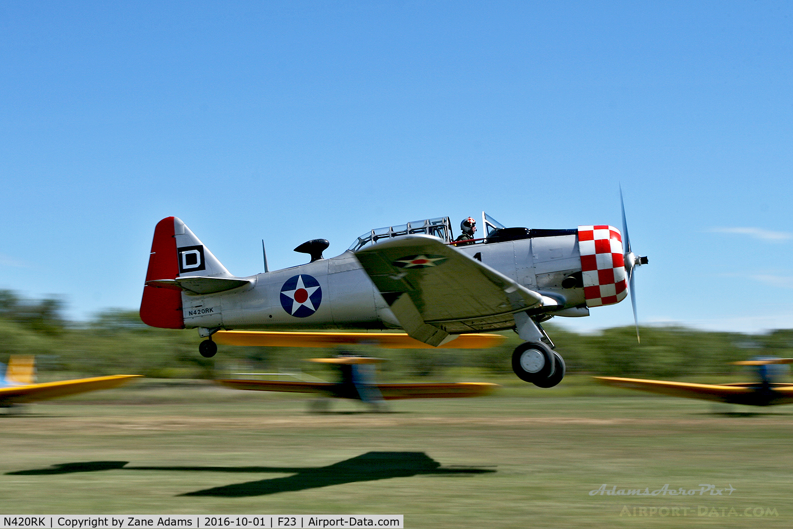 N420RK, 1942 North American AT-6D Texan C/N 42-84933, At the 2016 Ranger, Texas Fly-in