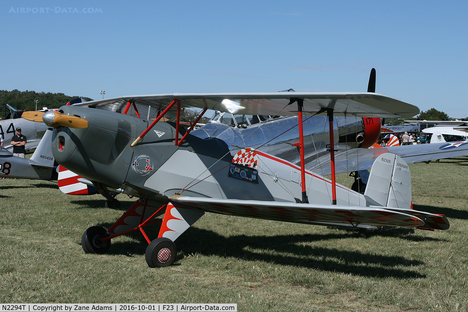 N2294T, 1954 CASA 1-131 Jungmann C/N E3B-460, At the 2016 Ranger, Texas Fly-in