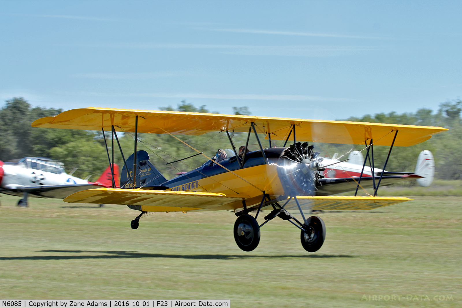 N6085, 1927 Curtiss-Wright Travel Air 4000 C/N 589, At the 2016 Ranger, Texas Fly-in
