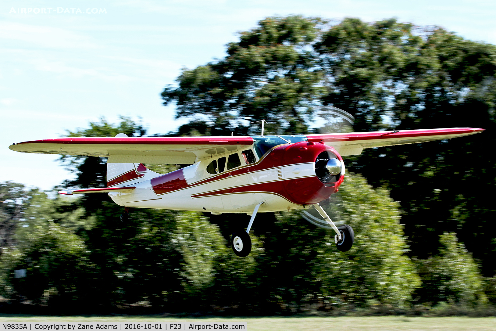 N9835A, 1950 Cessna 195A C/N 7528, At the 2016 Ranger, Texas Fly-in