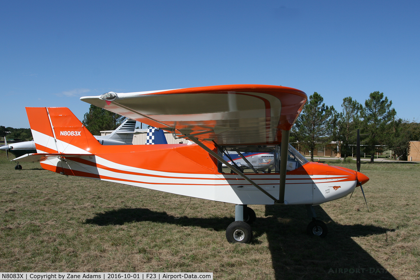 N8083X, 2008 Rans S-6S Coyote II C/N 04051653, At the 2016 Ranger, Texas Fly-in