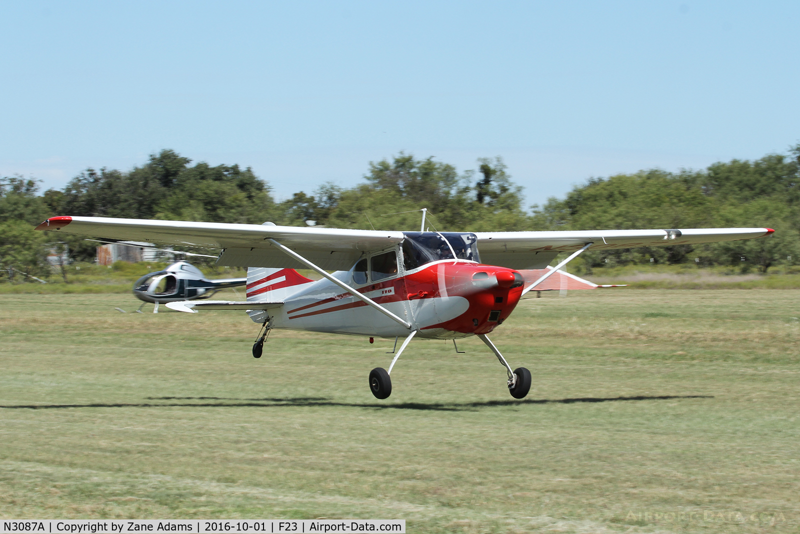 N3087A, 1953 Cessna 170B C/N 25731, At the 2016 Ranger, Texas Fly-in