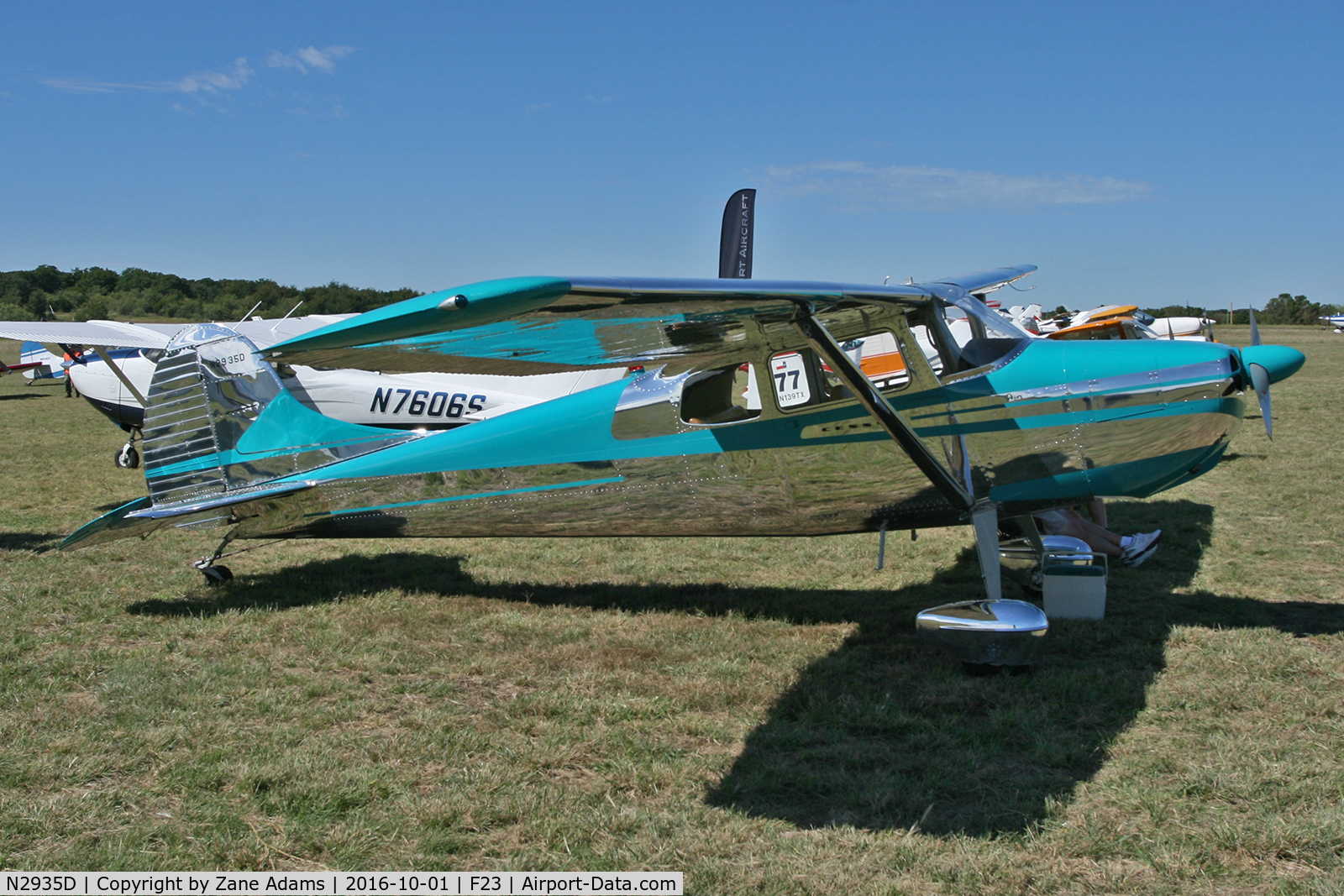N2935D, 1955 Cessna 170B C/N 26878, At the 2016 Ranger, Texas Fly-in