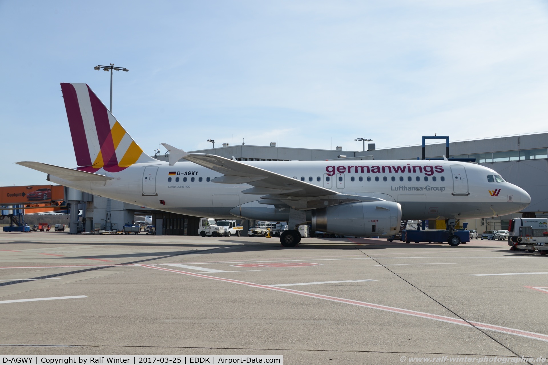 D-AGWY, 2013 Airbus A319-132 C/N 5941, Airbus A319-132 - 4U GWI Germanwings - 5941 - D-AGWY - 25.03.2017 - CGN