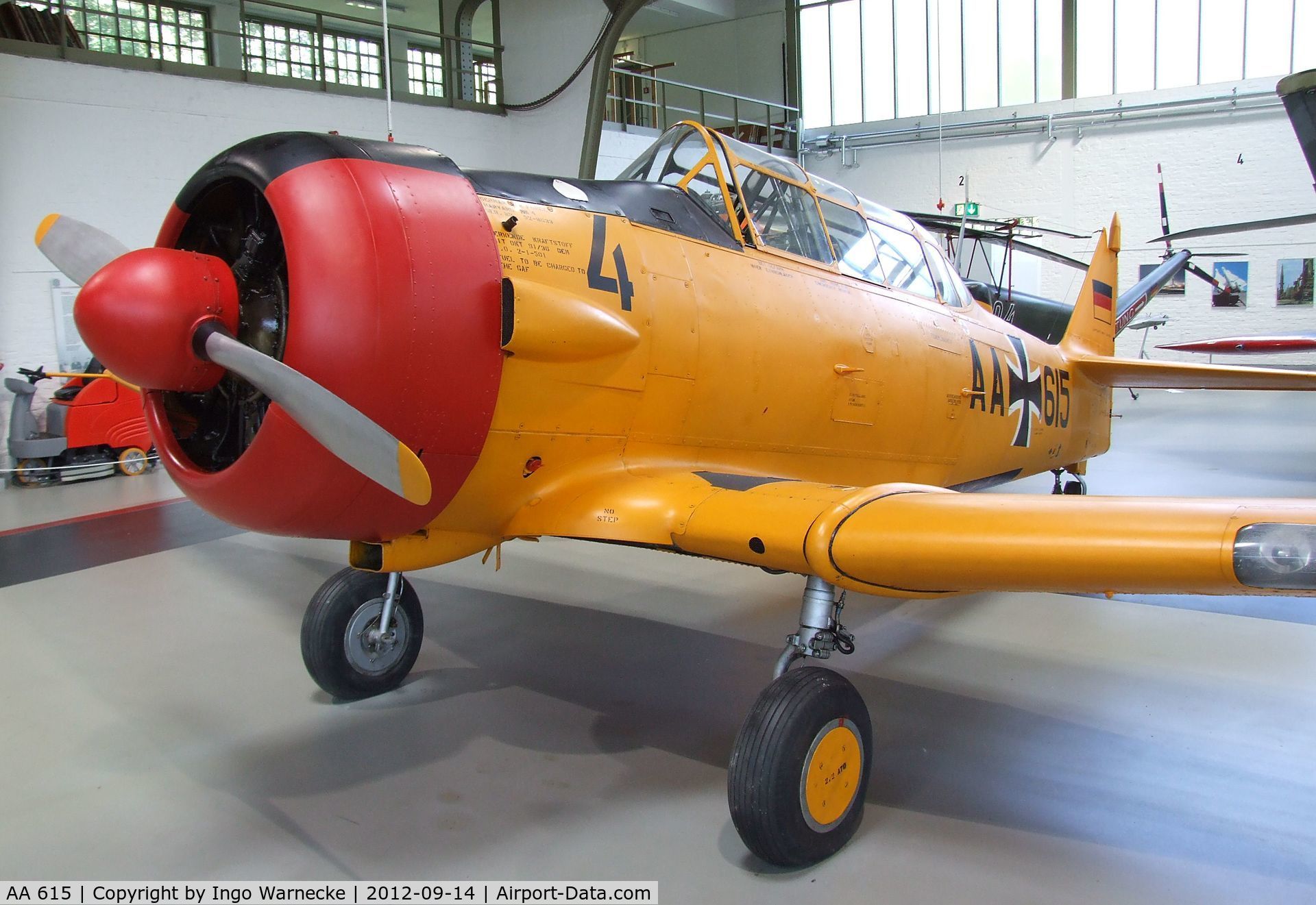 AA 615, 1952 Canadian Car & Foundry T-6H Harvard Mk.4 C/N CCF4-465, Canadian Car & Foundry CCF T-6H Harvard Mk4 at the Luftwaffenmuseum, Berlin-Gatow