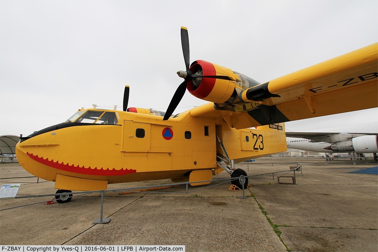F-ZBAY, Canadair CL-215-I (CL-215-1A10) C/N 1023, Canadair CL-215-1A10, Air & Space Museum Paris-Le Bourget (LFPB)