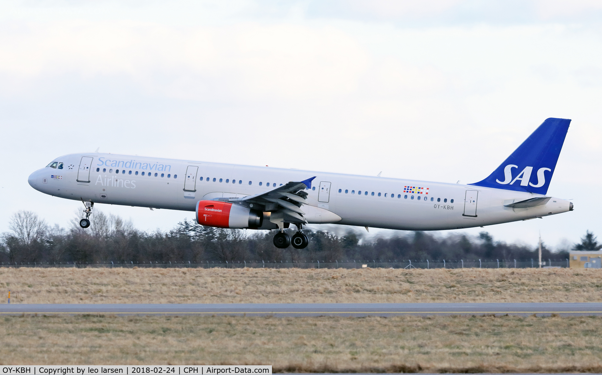 OY-KBH, 2002 Airbus A321-232 C/N 1675, Copenhagen 24.2.2018 L/D R-04L