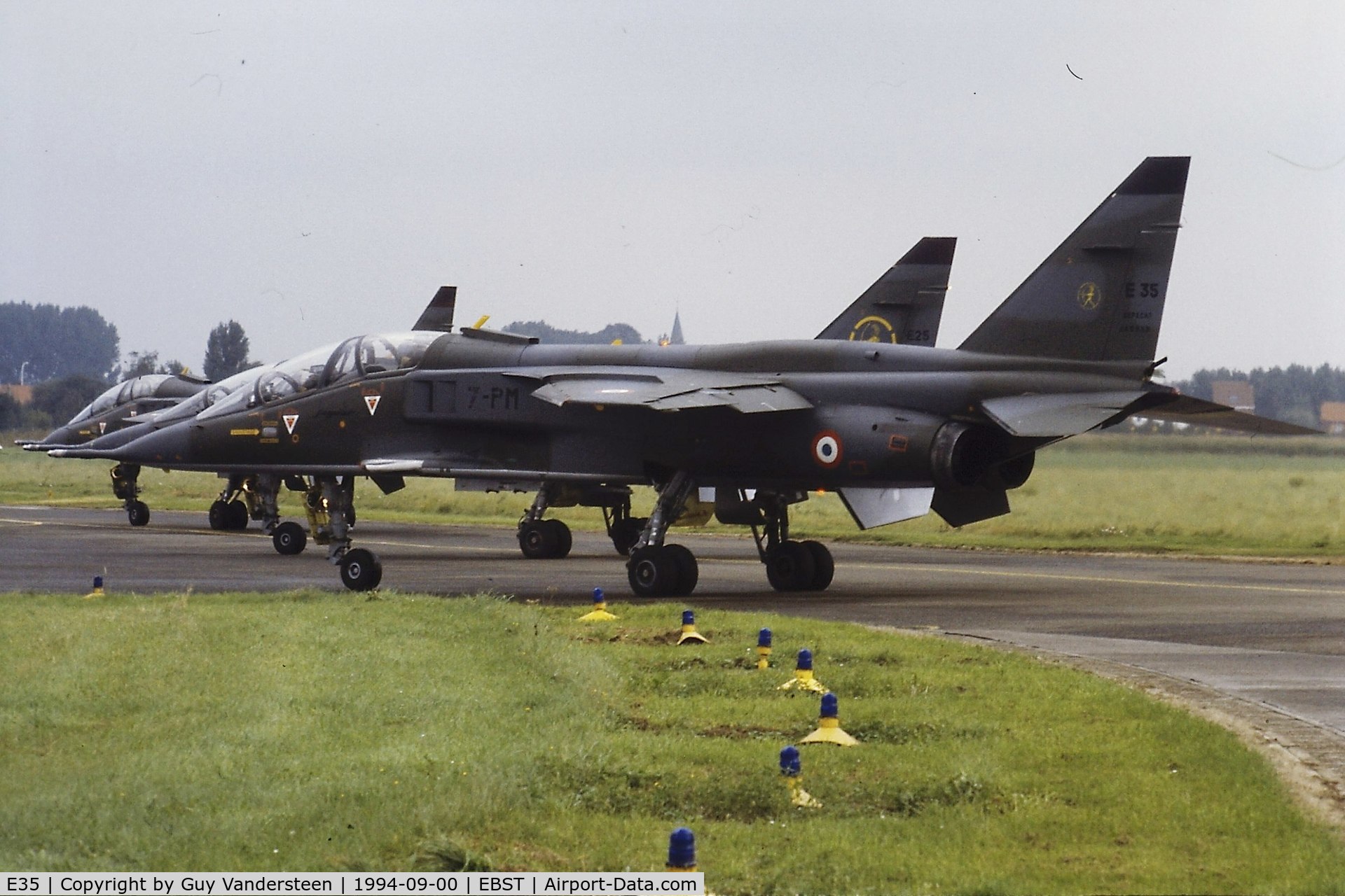 E35, Sepecat Jaguar E C/N E35, French AF Jaguar E at Brustem airshow 1994