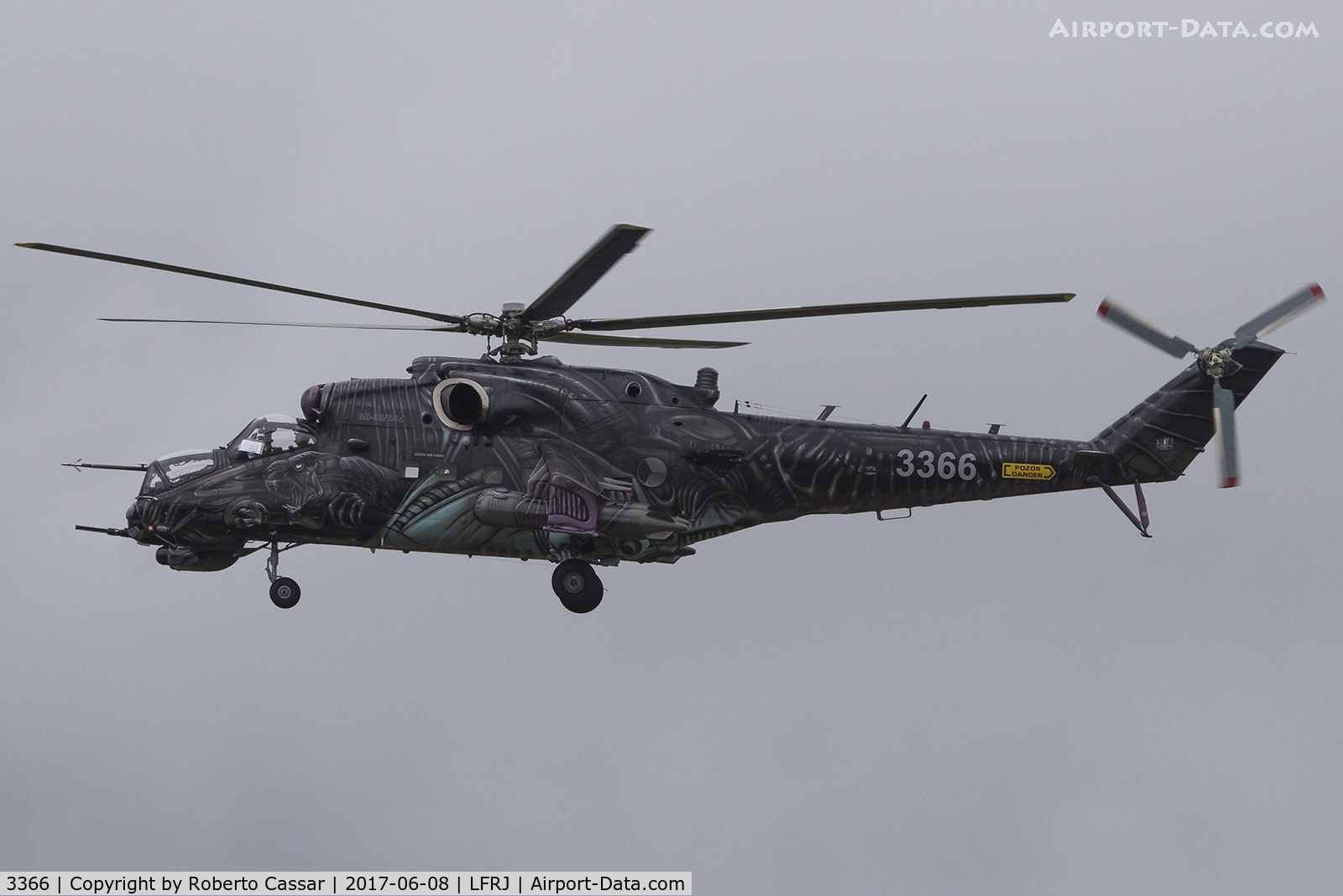 3366, Mil Mi-35 Hind E C/N 203366, NATO Tiger Meet 2017