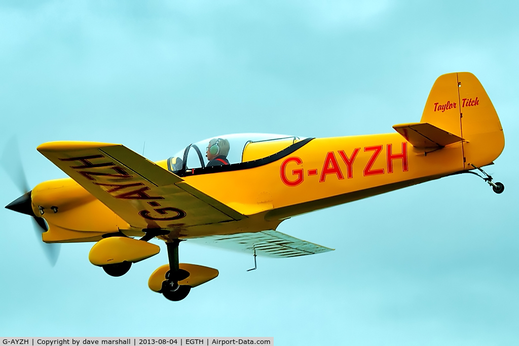 G-AYZH, 2007 Taylor JT-2 Titch C/N PFA 060-1316, Flypast
