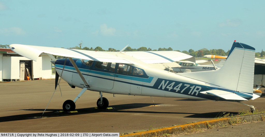 N4471R, 1976 Cessna A185F Skywagon 185 C/N 18502964, N4471R Cessna 185 at Hilo, Hawaii