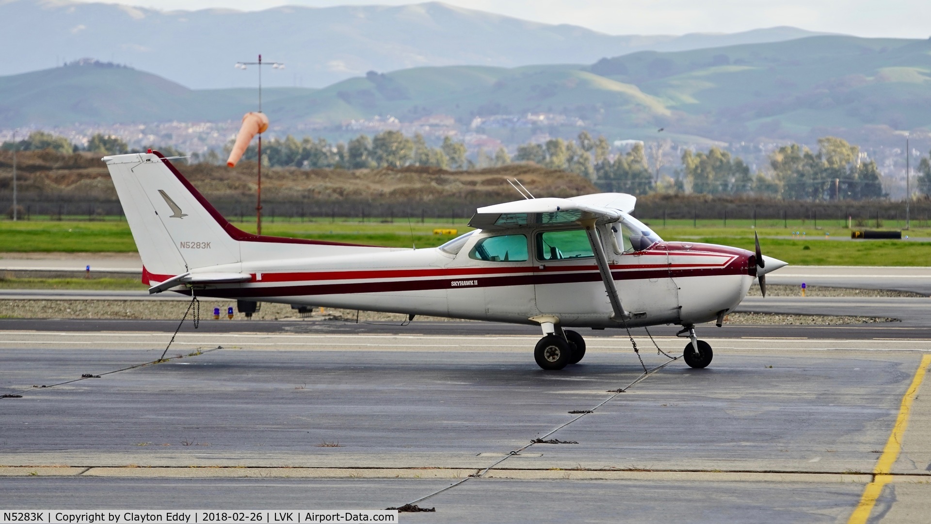 N5283K, 1980 Cessna 172P C/N 17274043, Livermore Airport California 2018.