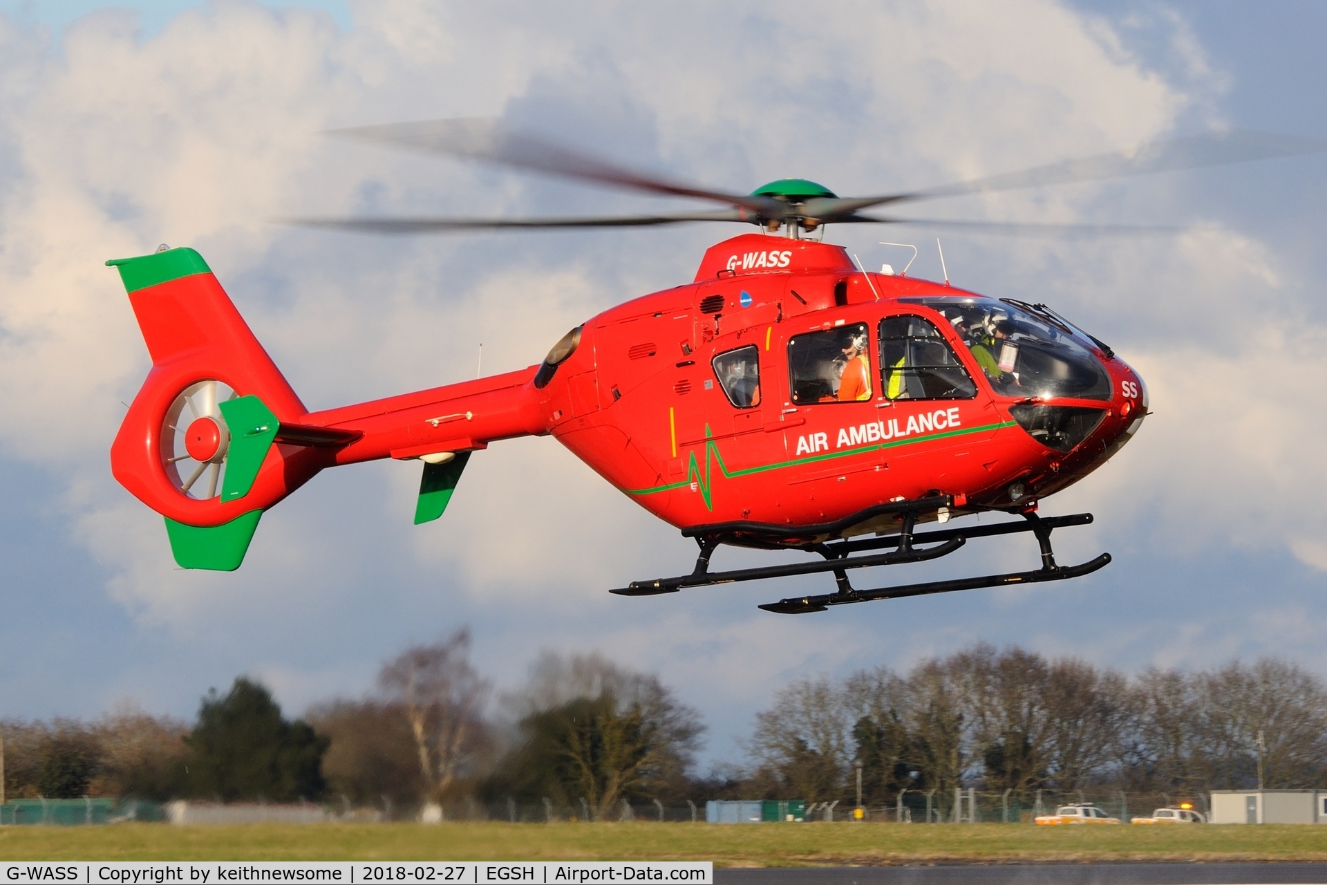 G-WASS, 2009 Eurocopter EC-135T-2+ C/N 0745, Nice replacement 'helimed'.