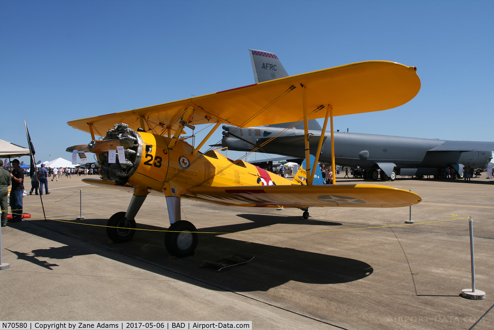 N70580, 1946 Piper J3C-65 Cub Cub C/N 17589, At the 2017 Barksdale AFB Airshow