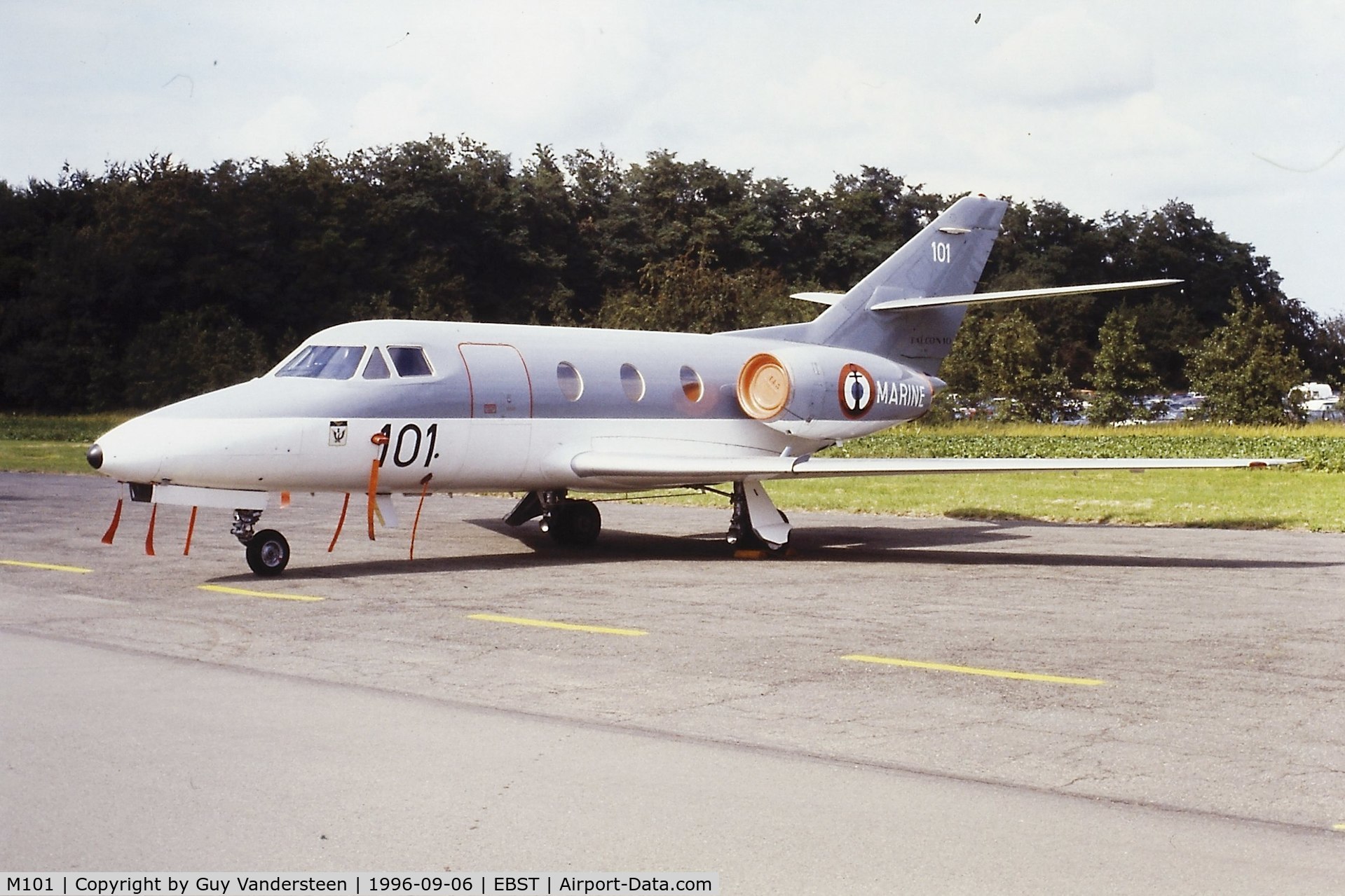 M101, 1977 Dassault Falcon 10MER C/N 101, Brustem airshow 1996