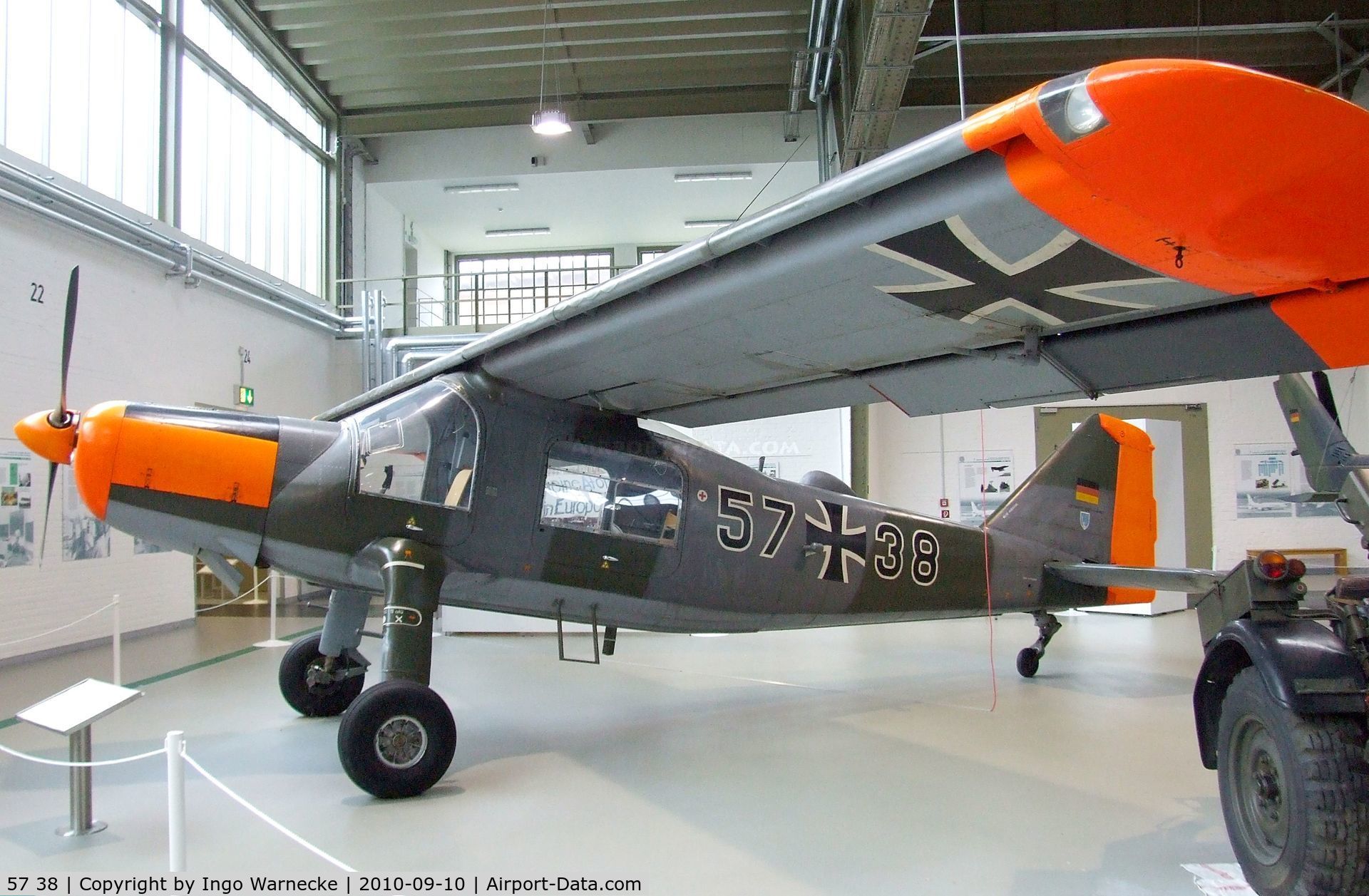 57 38, Dornier Do-27A-4 C/N 27-1204-467, Dornier Do 27A-4 at the Luftwaffenmuseum, Berlin-Gatow