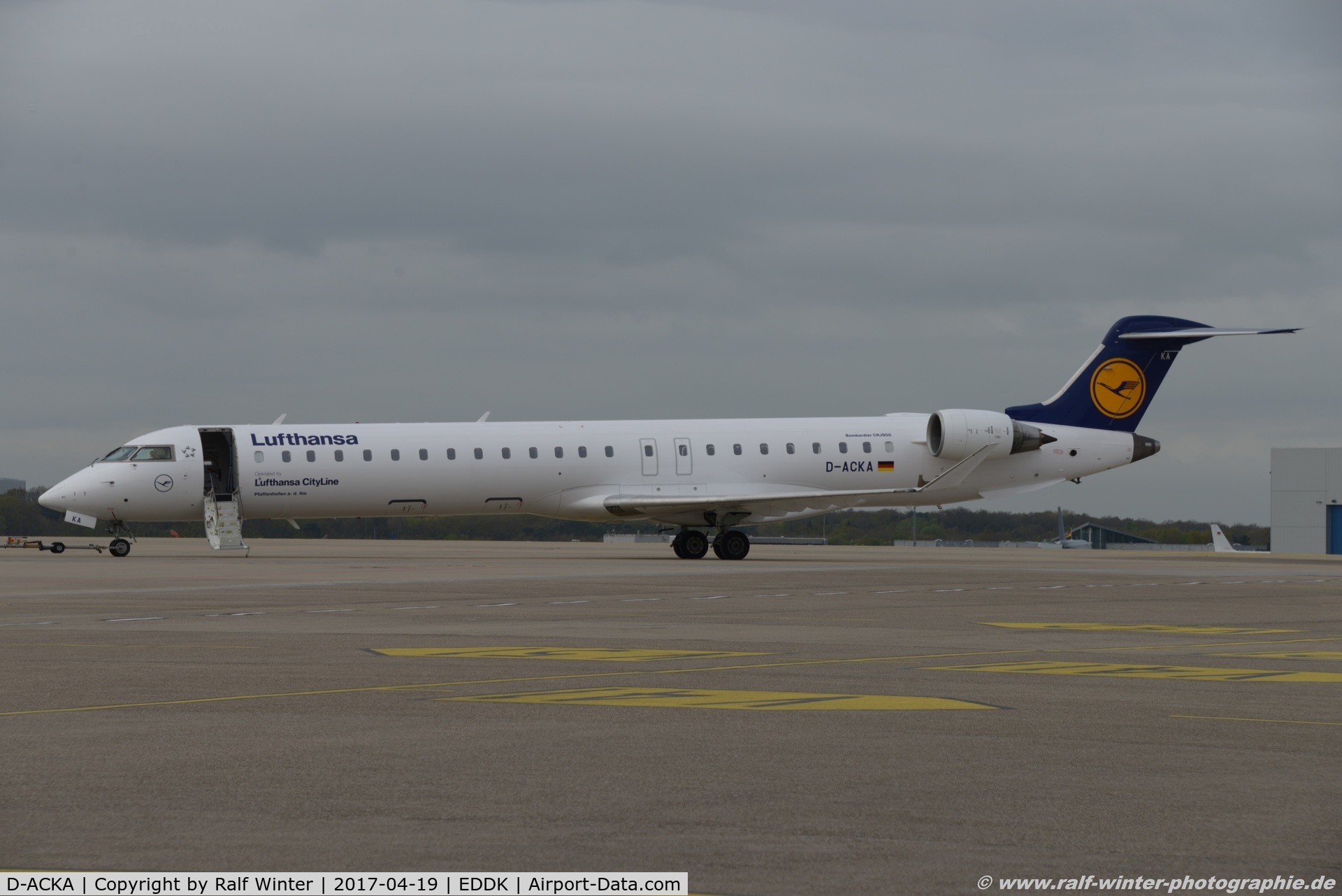 D-ACKA, 2006 Bombardier CRJ-900LR (CL-600-2D24) C/N 15072, Bombardier CL-600-2D24 CRJ-900LR - CL CLH Lufthansa CityLine 'Pfaffenhofen a.d. Ilm' - 15072 - D-ACKA - 19.04.2017 - CGN