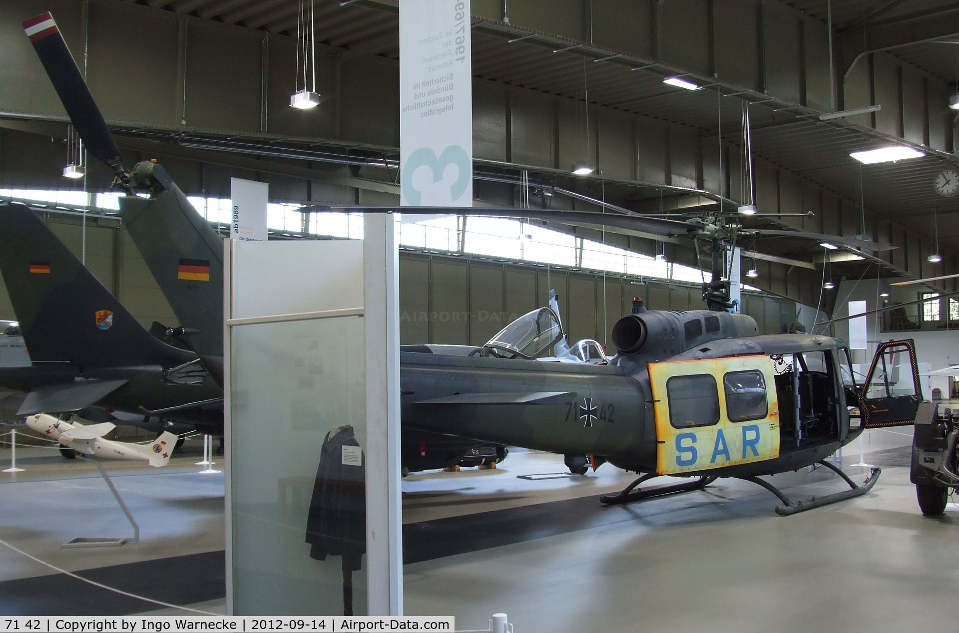 71 42, Bell (Dornier) UH-1D Iroquois (205) C/N 8202, Bell (Dornier) UH-1D Iroquois at the Luftwaffenmuseum, Berlin-Gatow