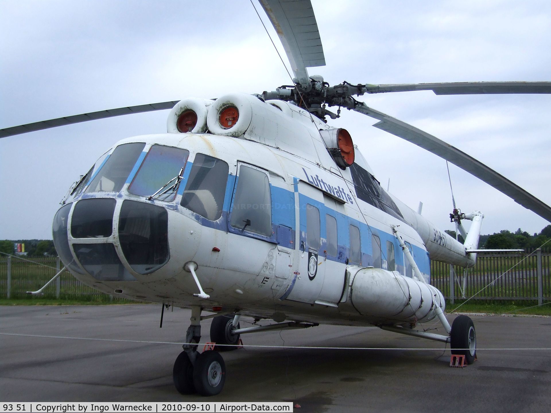 93 51, Mil Mi-8S Hip C/N 105104, Mil Mi-8S HIP at the Luftwaffenmuseum, Berlin-Gatow