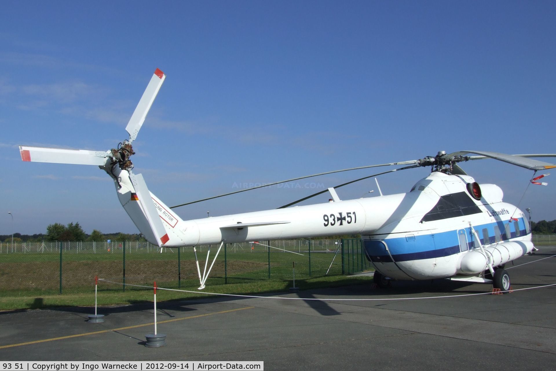 93 51, Mil Mi-8S Hip C/N 105104, Mil Mi-8S HIP at the Luftwaffenmuseum, Berlin-Gatow