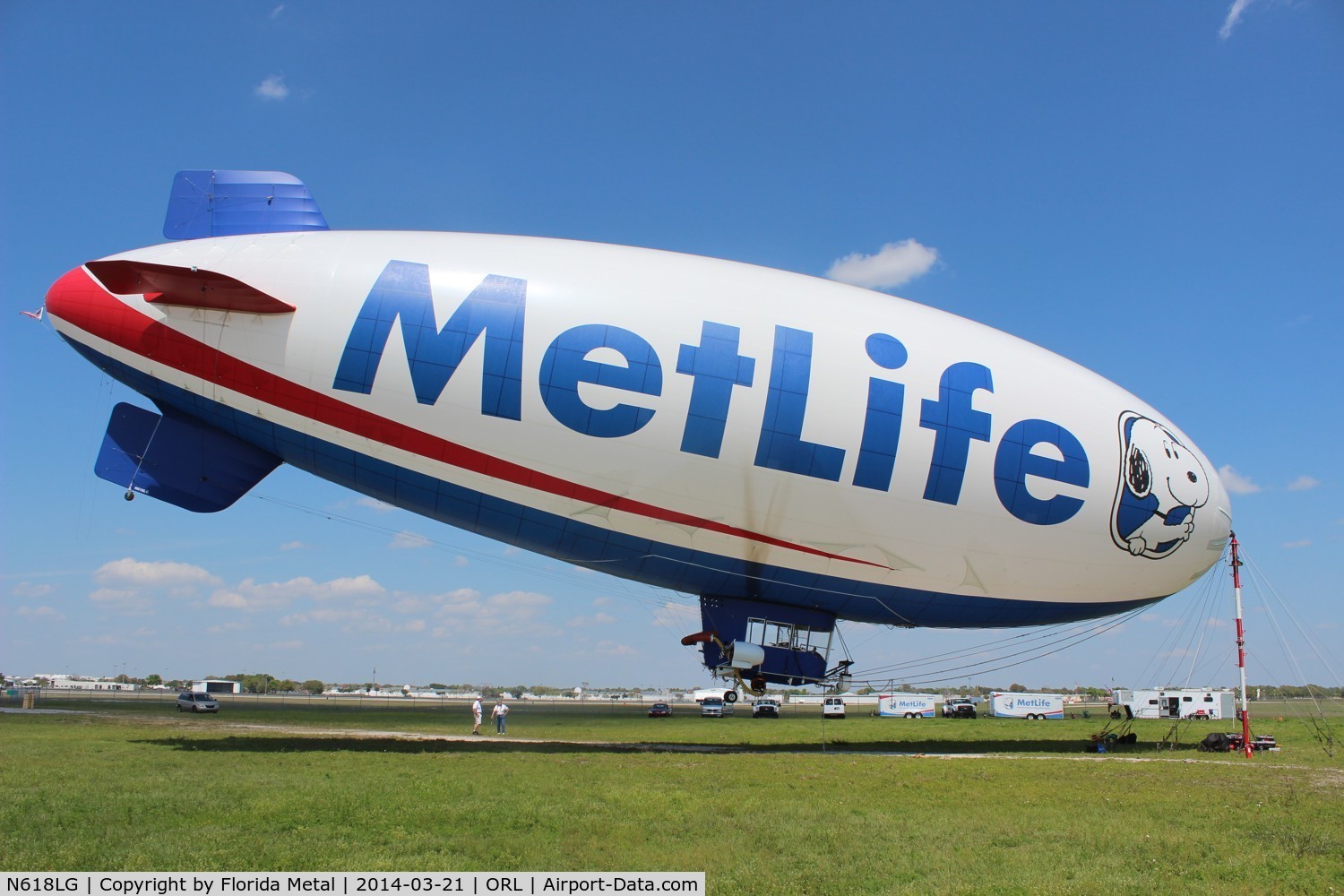 N618LG, 2000 American Blimp Corp A-60+ C/N 018, Snoopy 1