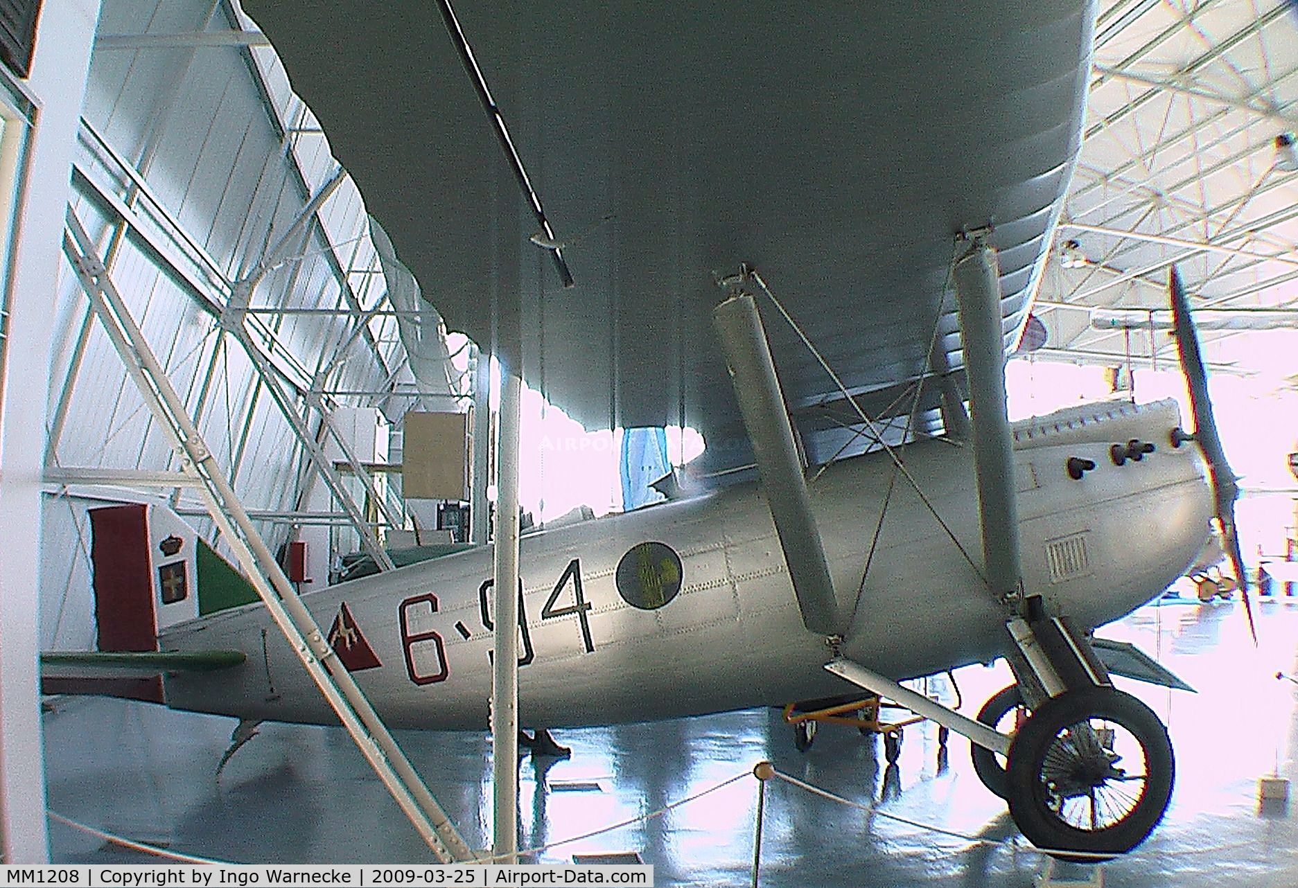 MM1208, 1924 Ansaldo AC.2 C/N Not found MM1208, Ansaldo AC.2 (Dewoitine D.1) at the Museo storico dell'Aeronautica Militare, Vigna di Valle
