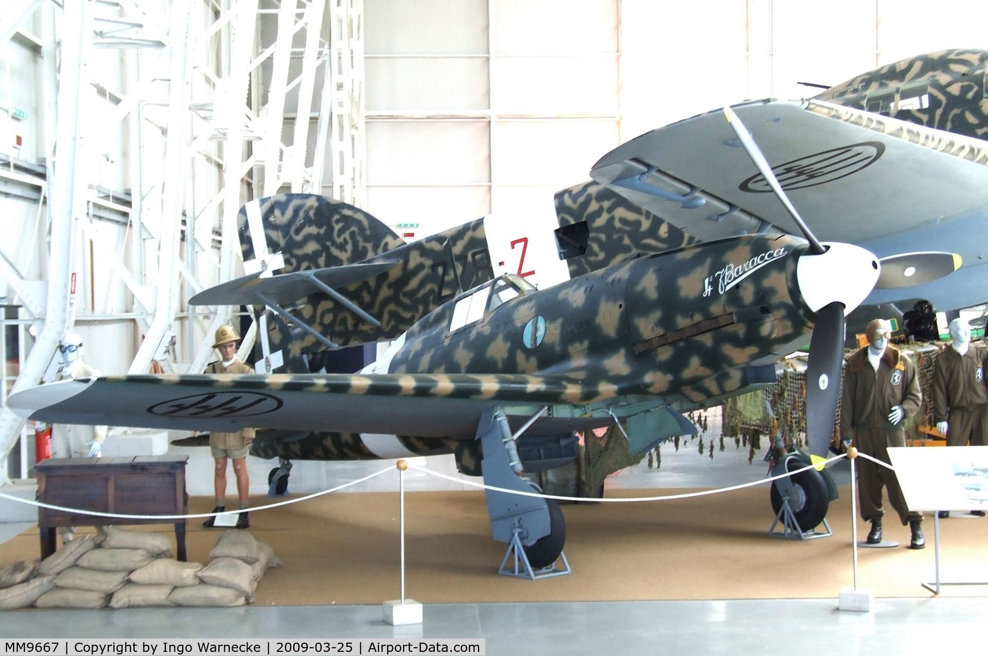 MM9667, Macchi MC.202 Folgore C/N 366, Macchi MC.202 Folgore at the Museo storico dell'Aeronautica Militare, Vigna di Valle