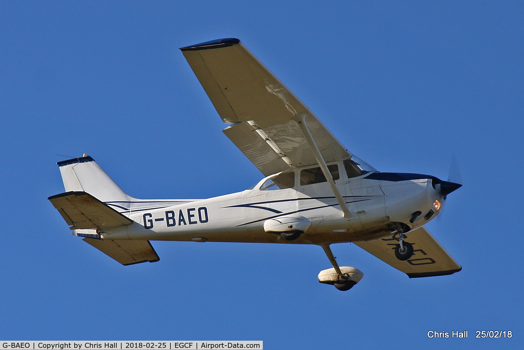 G-BAEO, 1973 Reims F172M Skyhawk Skyhawk C/N 0911, at Sandtoft