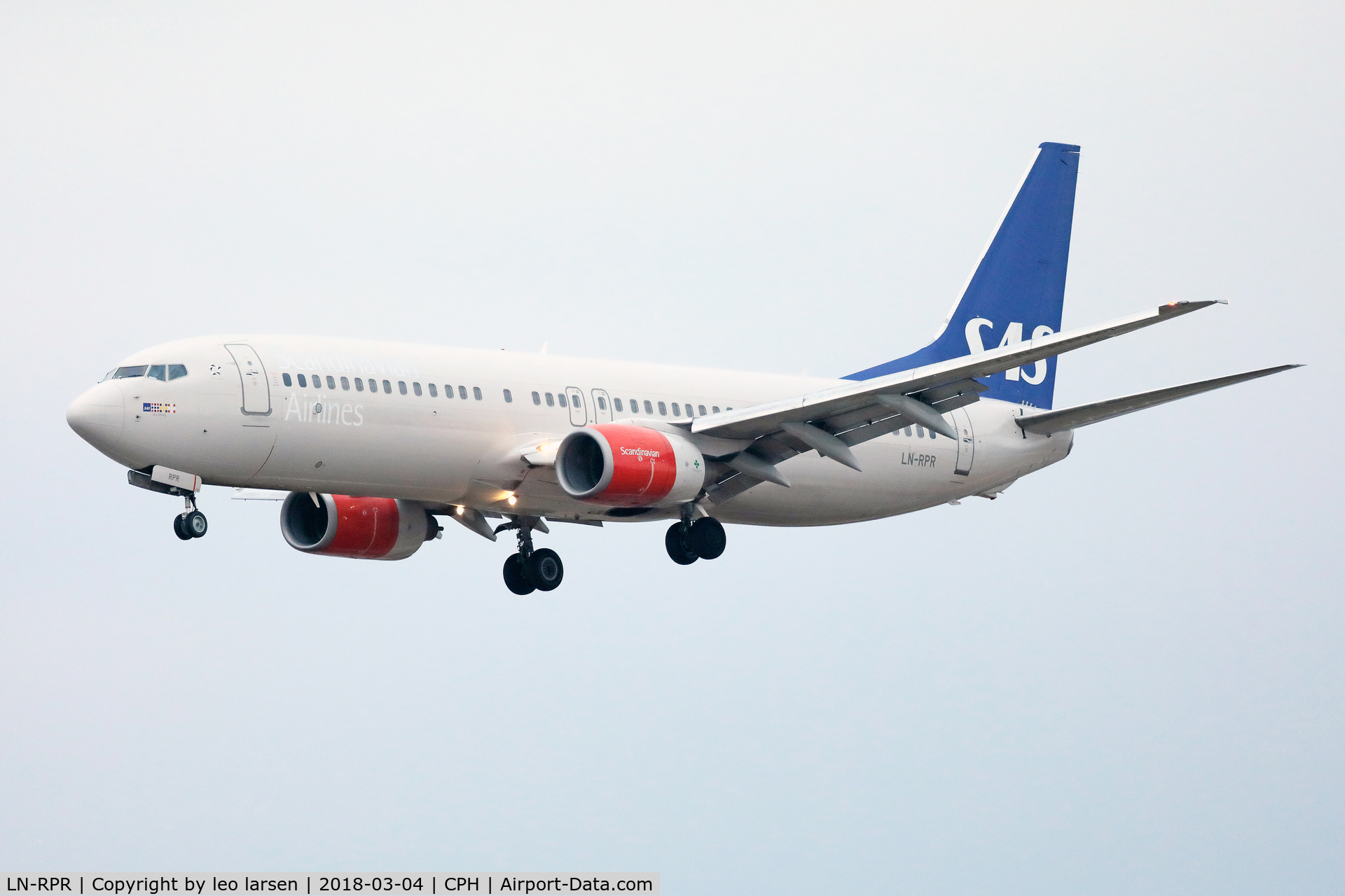 LN-RPR, 2000 Boeing 737-883 C/N 30468, Copenhagen 4.3.2018