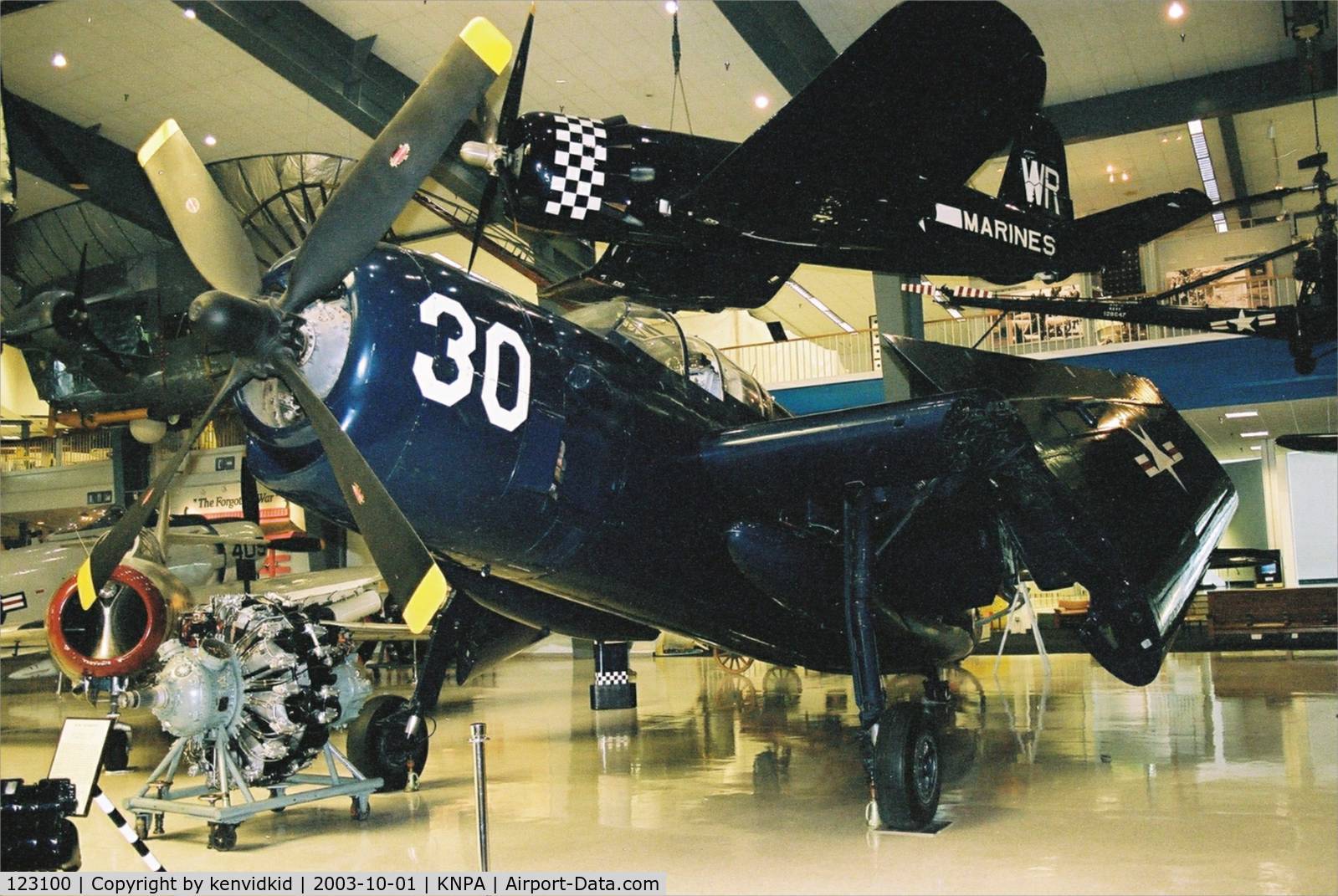 123100, 1945 Grumman AF-2S Guardian C/N 14, On display at the Museum of Naval Aviation, Pensacola.