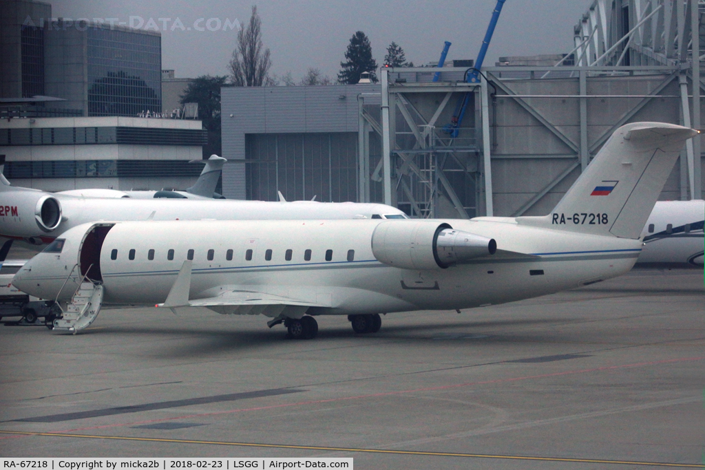 RA-67218, 2008 Bombardier CRJ-200LR (CL-600-2B19) C/N 8074, Parked