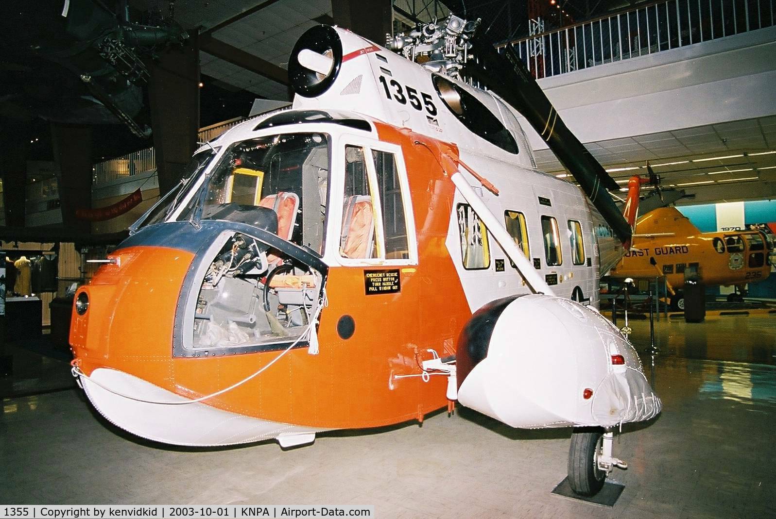 1355, Sikorsky HH-52A Sea Guard C/N 62.024, On display at the Museum of Naval Aviation, Pensacola.