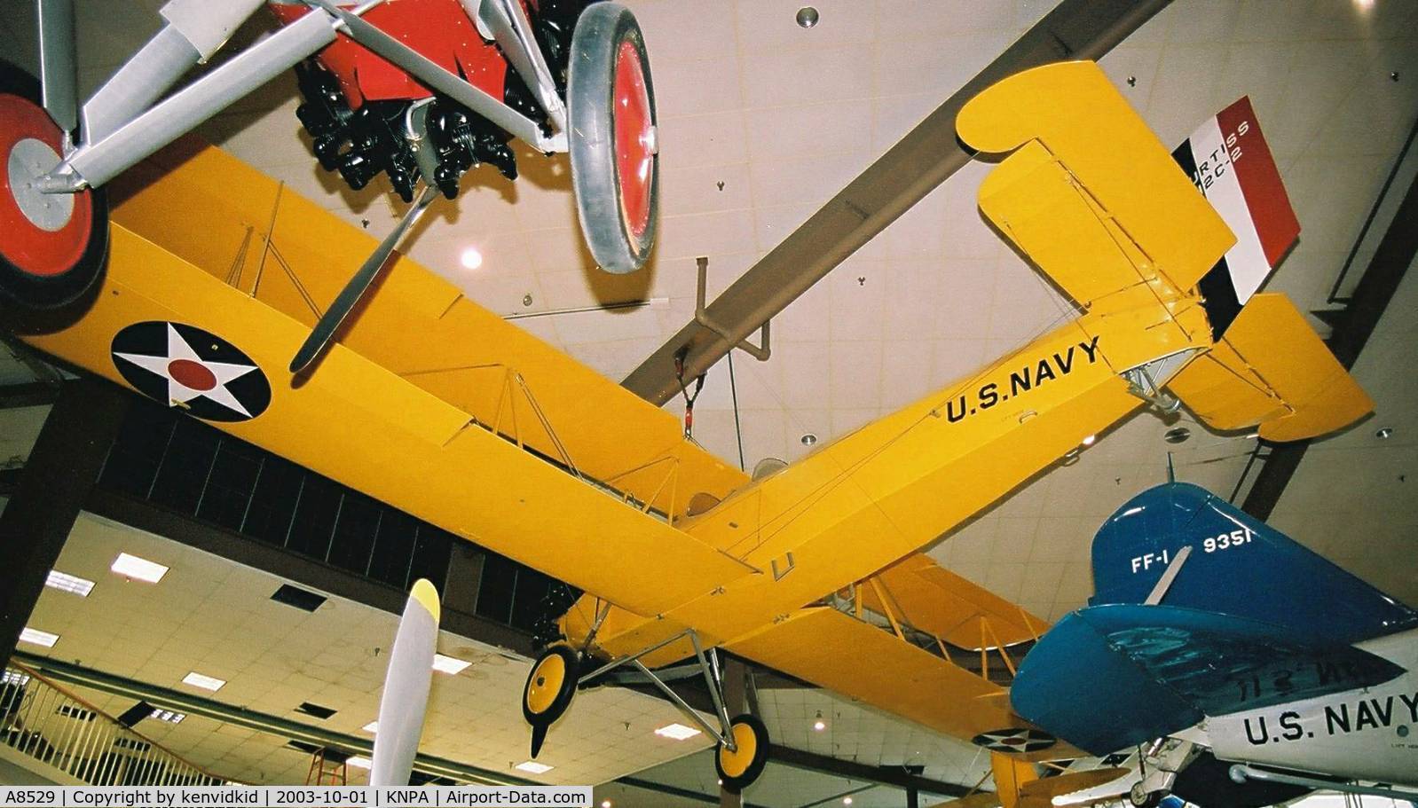 A8529, 1929 Curtiss N2C-2 Fledgling C/N 4, On display at the Museum of Naval Aviation, Pensacola.