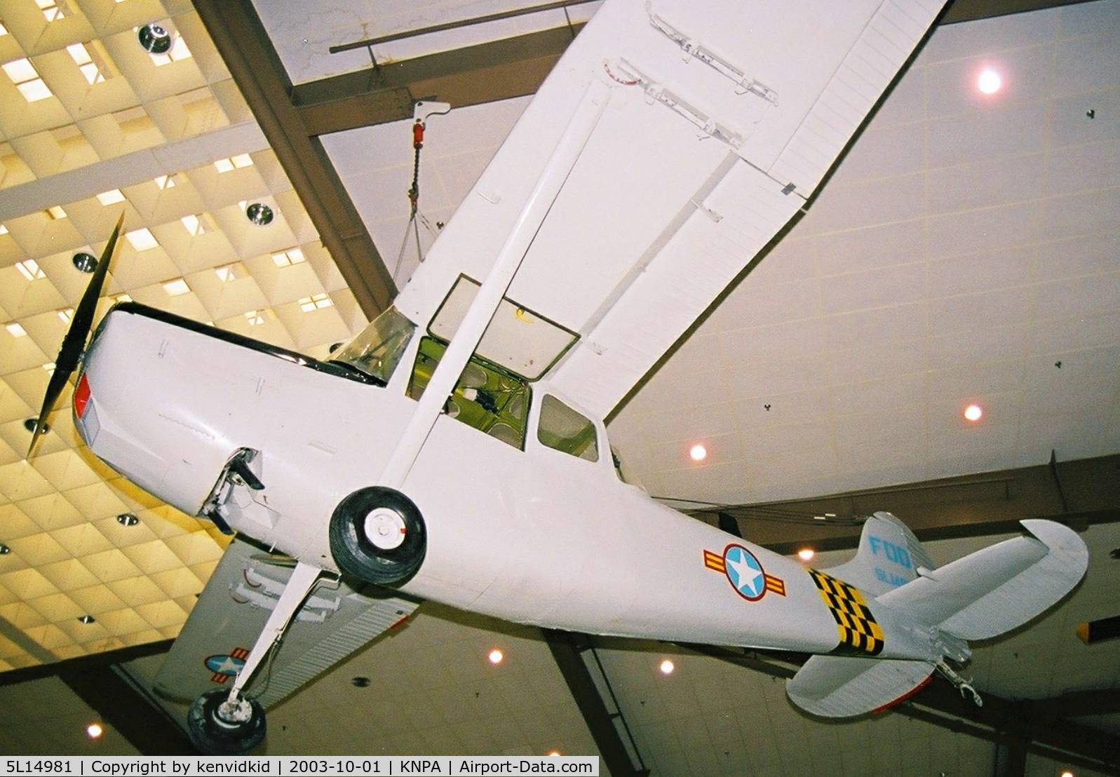 5L14981, 1950 Cessna O-1A Bird Dog C/N 21866, On display at the Museum of Naval Aviation, Pensacola.