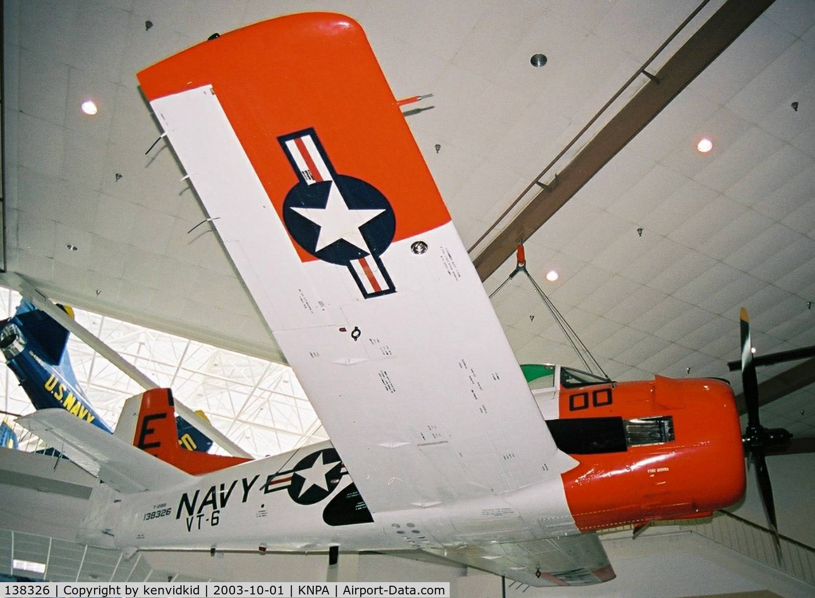138326, North American T-28B Trojan C/N 200-397, On display at the Museum of Naval Aviation, Pensacola.