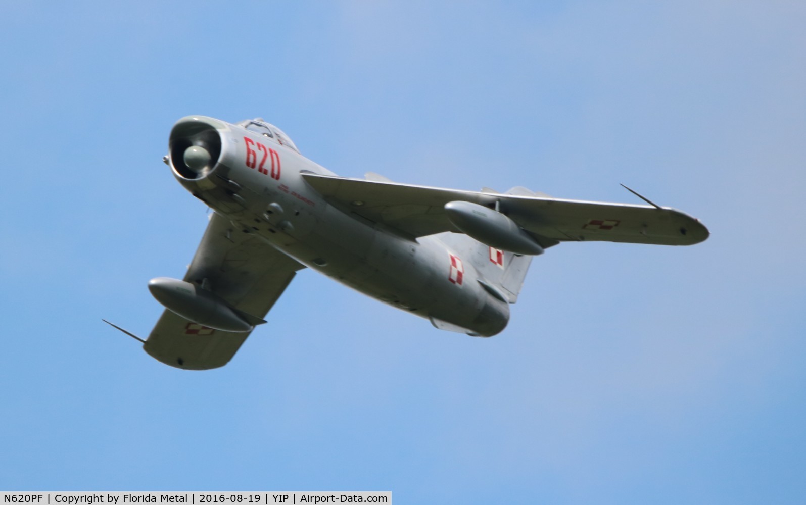 N620PF, 1960 PZL-Mielec Lim-5 (MiG-17F) C/N 1D0620, Mig 17F