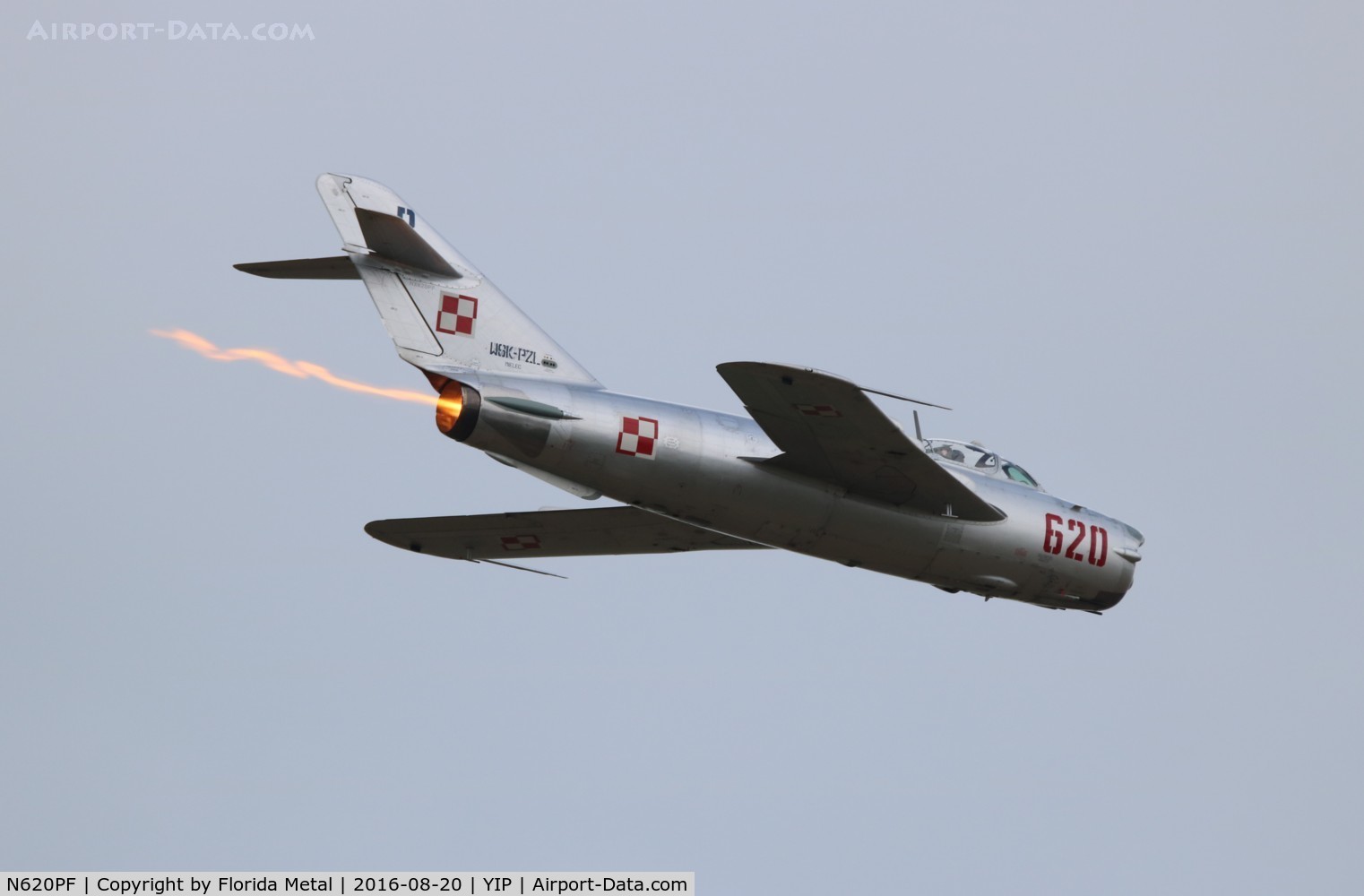 N620PF, 1960 PZL-Mielec Lim-5 (MiG-17F) C/N 1D0620, Mig-17F