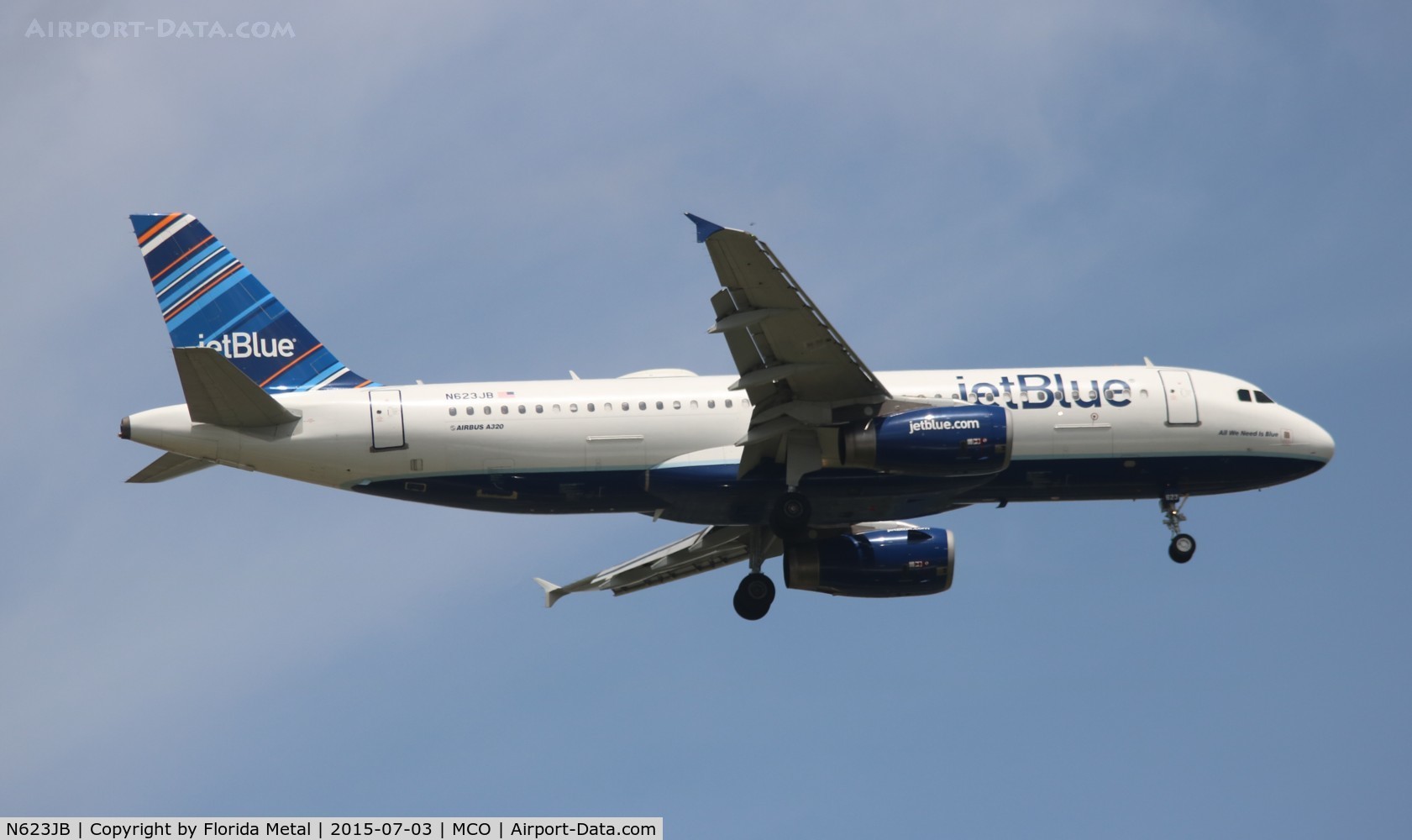 N623JB, 2005 Airbus A320-232 C/N 2504, Jet Blue
