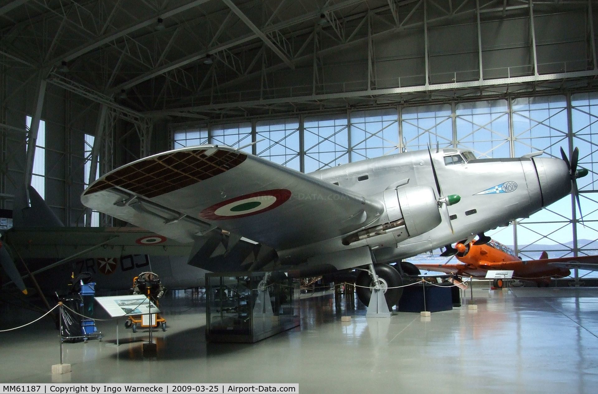 MM61187, Savoia-Marchetti SM-82PW C/N 14, Savoia-Marchetti SM.82PW Marsupiale at the Museo storico dell'Aeronautica Militare, Vigna di Valle