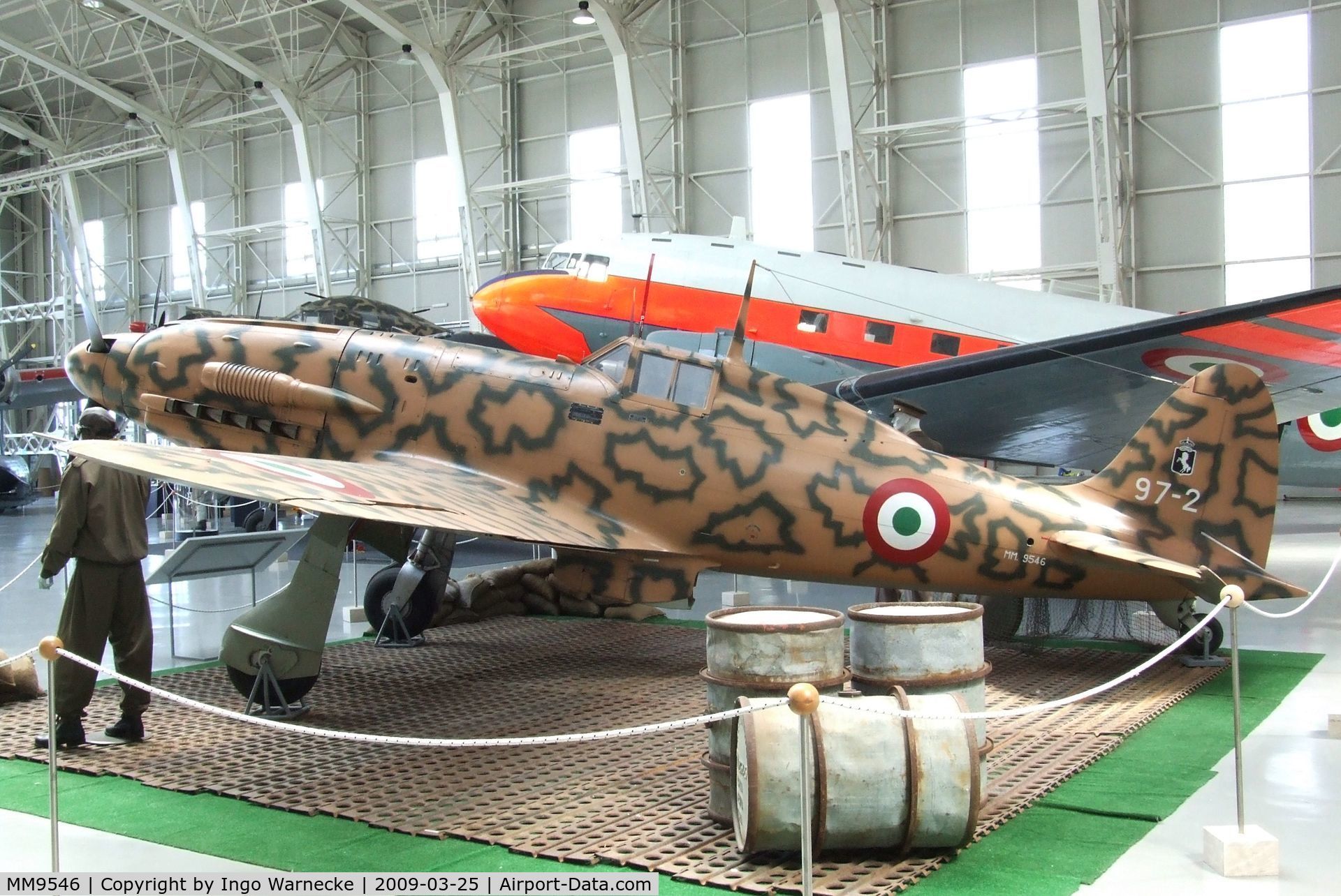 MM9546, 1942 Macchi MC205 C/N Not found MM9546, Macchi MC.205V Veltro at the Museo storico dell'Aeronautica Militare, Vigna di Valle