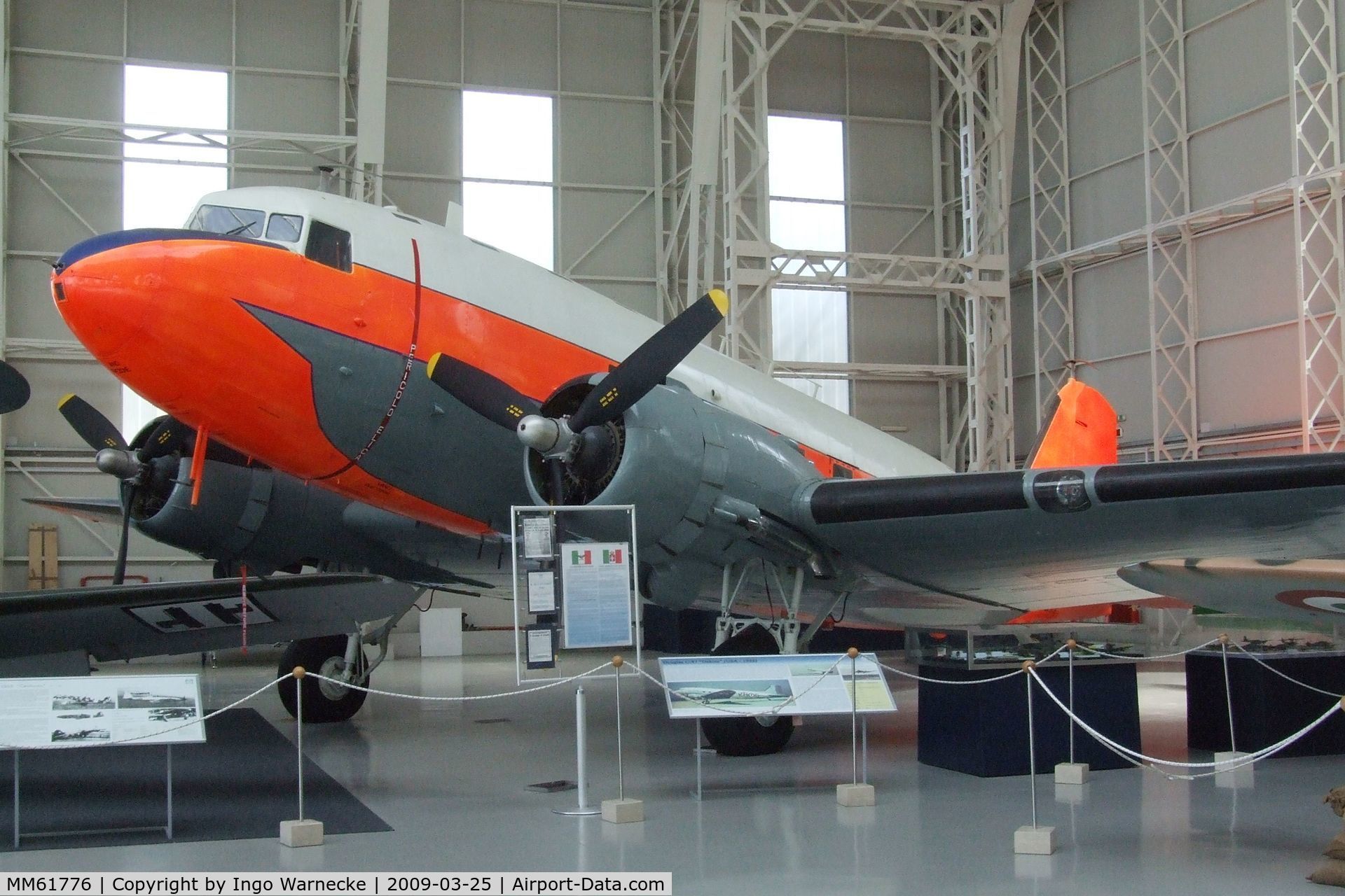 MM61776, 1942 Douglas C-47A Skytrain C/N 19194, Douglas C-47A Skytrain at the Museo storico dell'Aeronautica Militare, Vigna di Valle