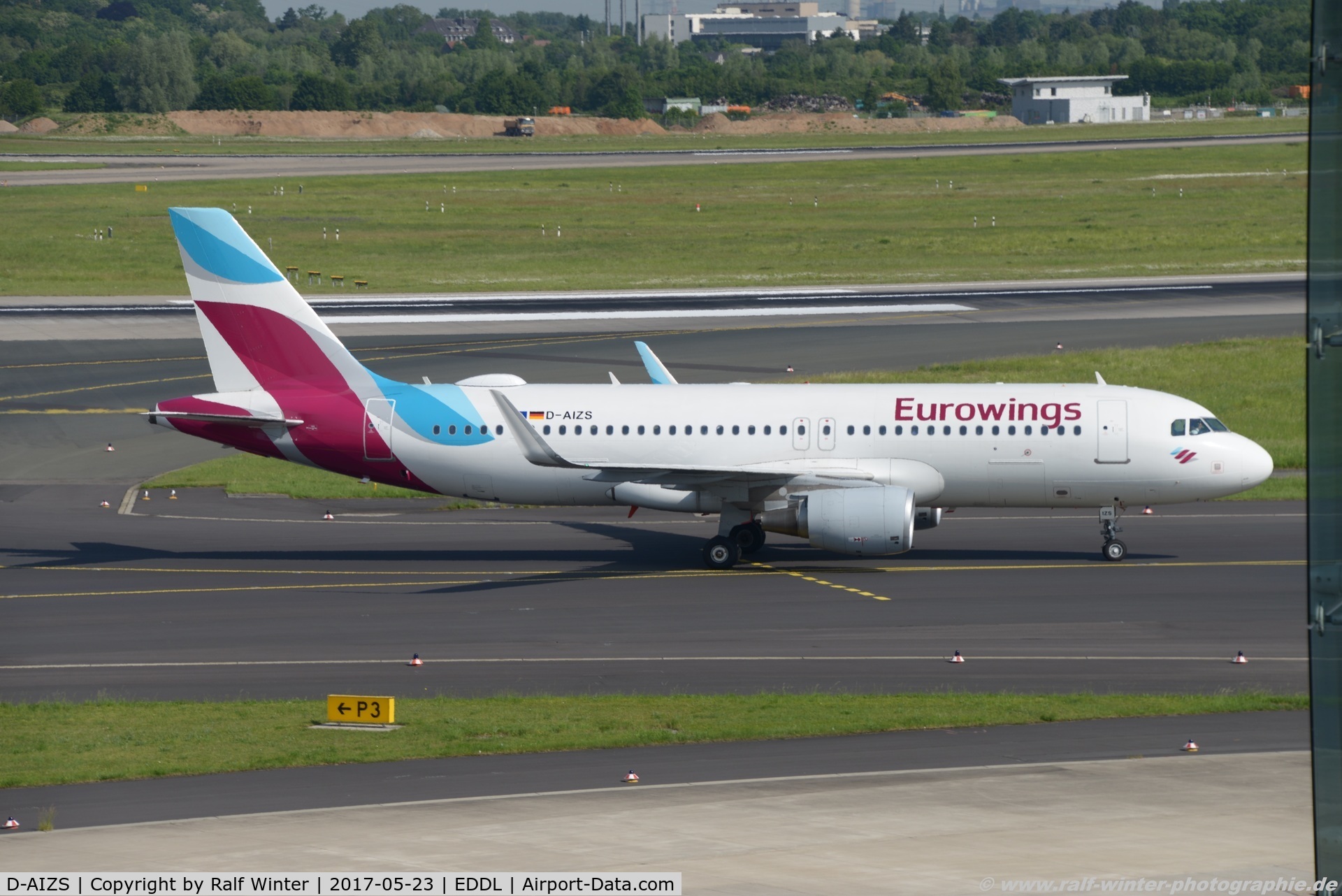 D-AIZS, 2013 Airbus A320-214 C/N 5557, Airbus A320-214(W) - EW EWG Eurowings - 5557 - D-AIZS - 23.05.2017 - DUS