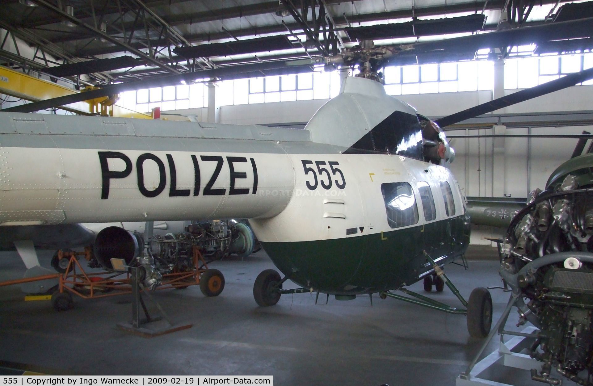 555, Mil (PZL-Swidnik) Mi-2U C/N 543620074, Mil (PZL-Swidnik) Mi-2U HOPLITE at the Museum für Luftfahrt und Technik, Wernigerode