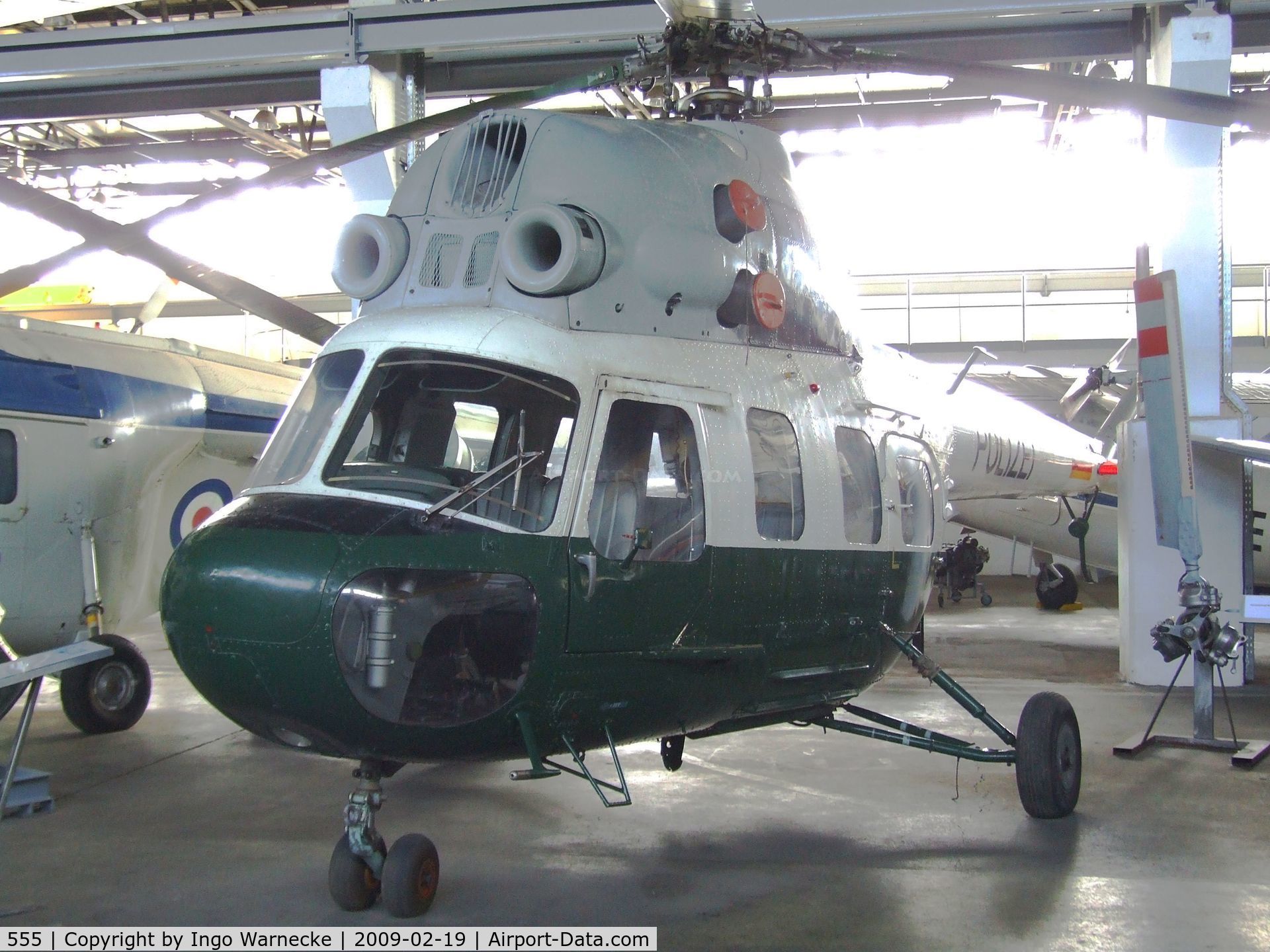 555, Mil (PZL-Swidnik) Mi-2U C/N 543620074, Mil (PZL-Swidnik) Mi-2U HOPLITE at the Museum für Luftfahrt und Technik, Wernigerode