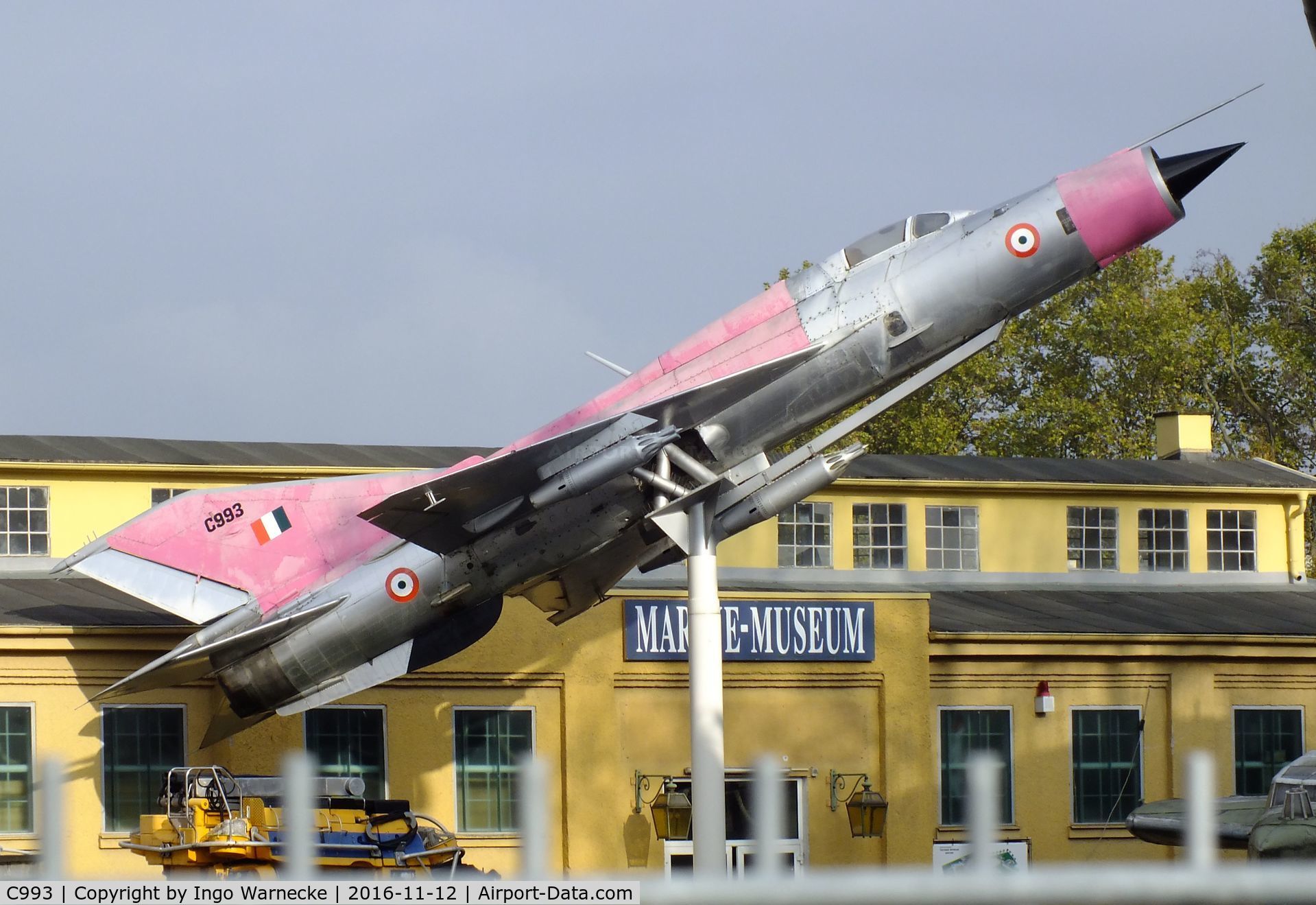 C993, 1966 Mikoyan-Gurevich MiG-21SPS C/N 94A4301, Mikoyan i Gurevich MiG-21SPS FISHBED-F at the Technik-Museum, Speyer