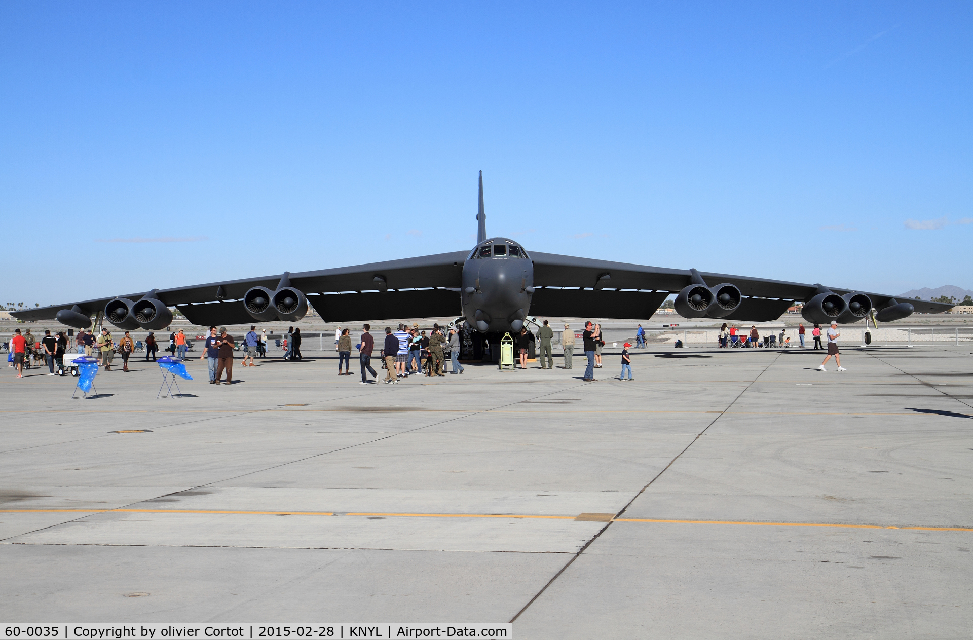 60-0035, 1960 Boeing B-52H Stratofortress C/N 464400, front view