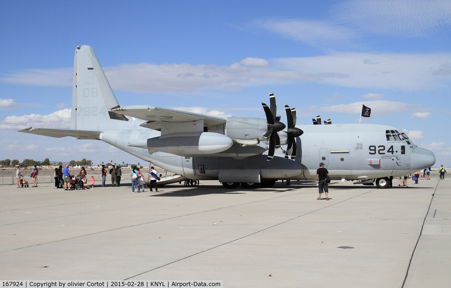 167924, Lockheed Martin KC-130J Harvest Hawk Hercules Hercules C/N 382-5591, Yuma static display