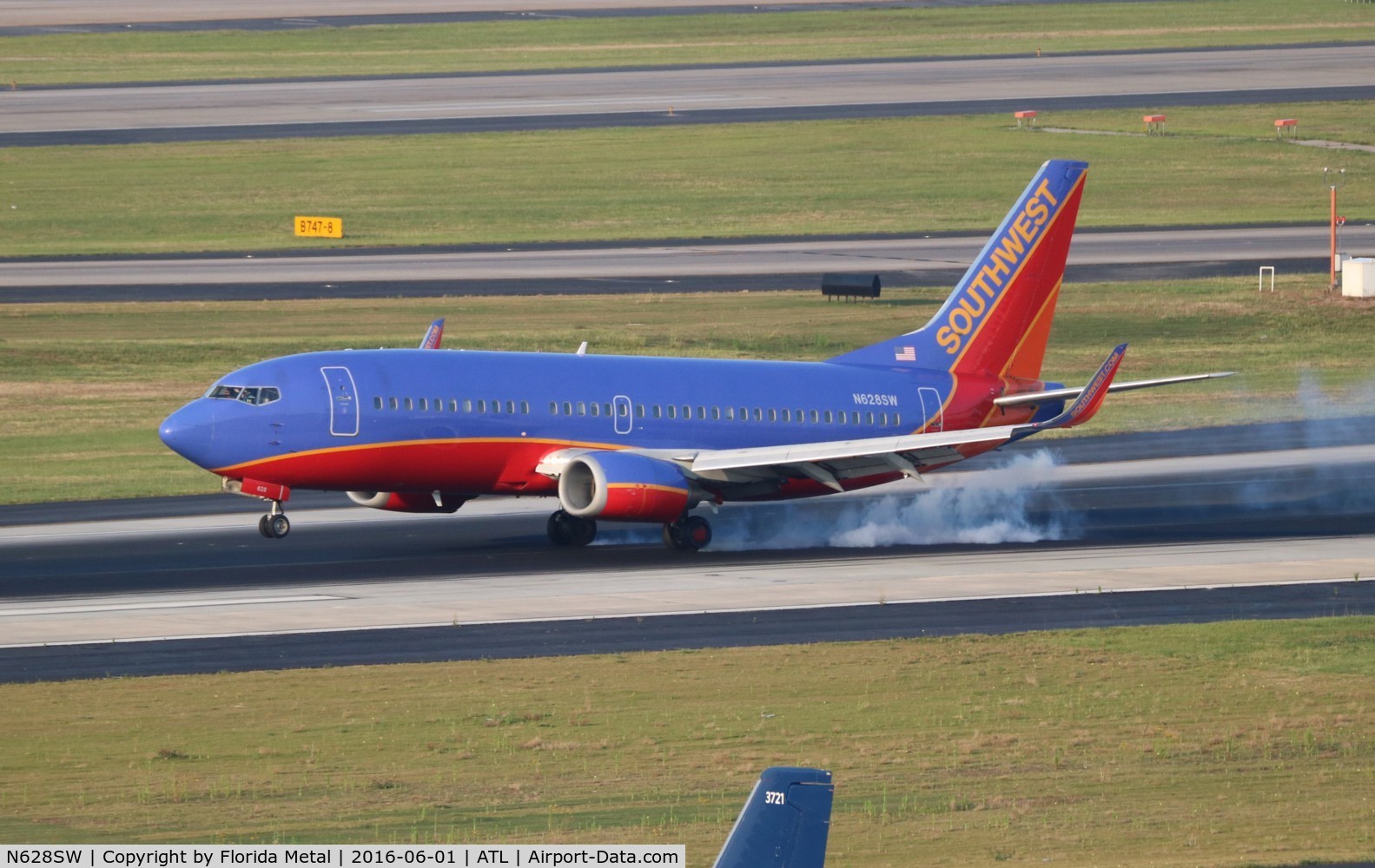 N628SW, 1996 Boeing 737-3H4 C/N 27703, Southwest