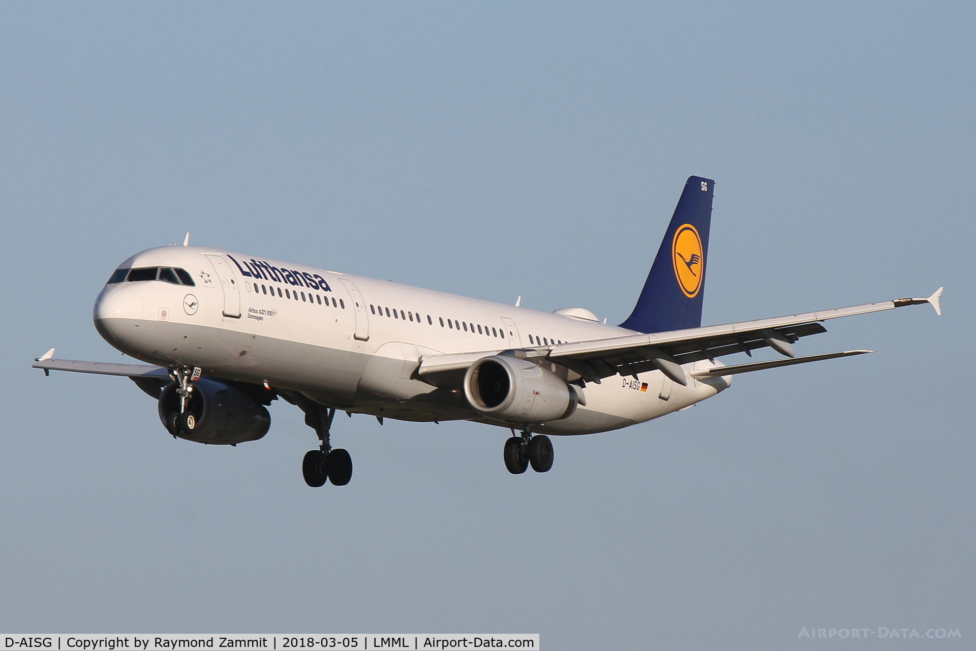 D-AISG, 2000 Airbus A321-231 C/N 1273, A321 D-AISG Lufthansa