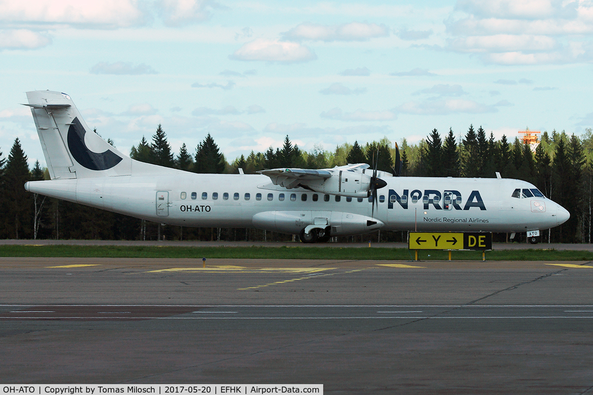 OH-ATO, 2011 ATR 72-212A C/N 977, In the fleet of NORRA – Nordic Regional Airlines since 2015